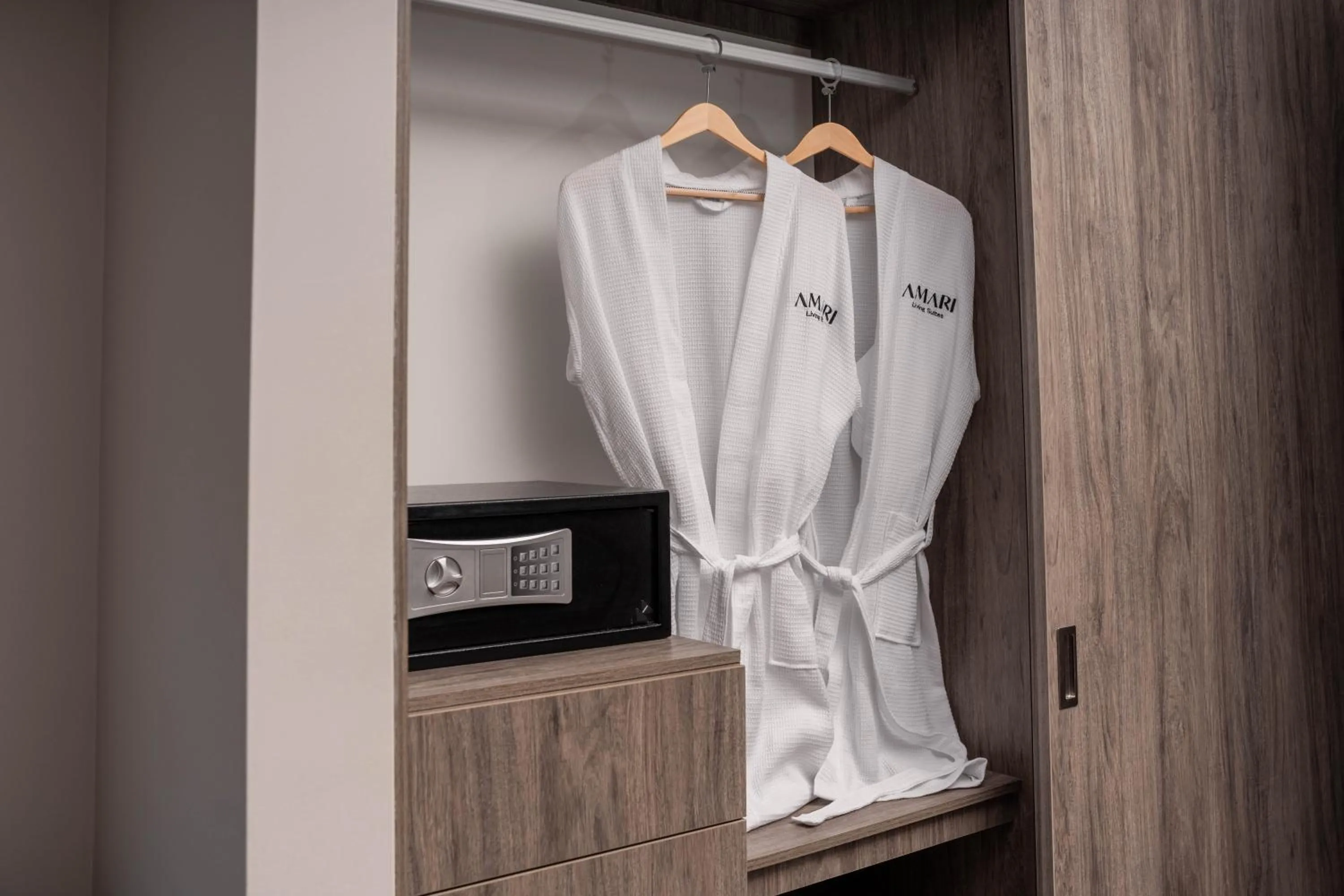 wardrobe in Amari Living Suites