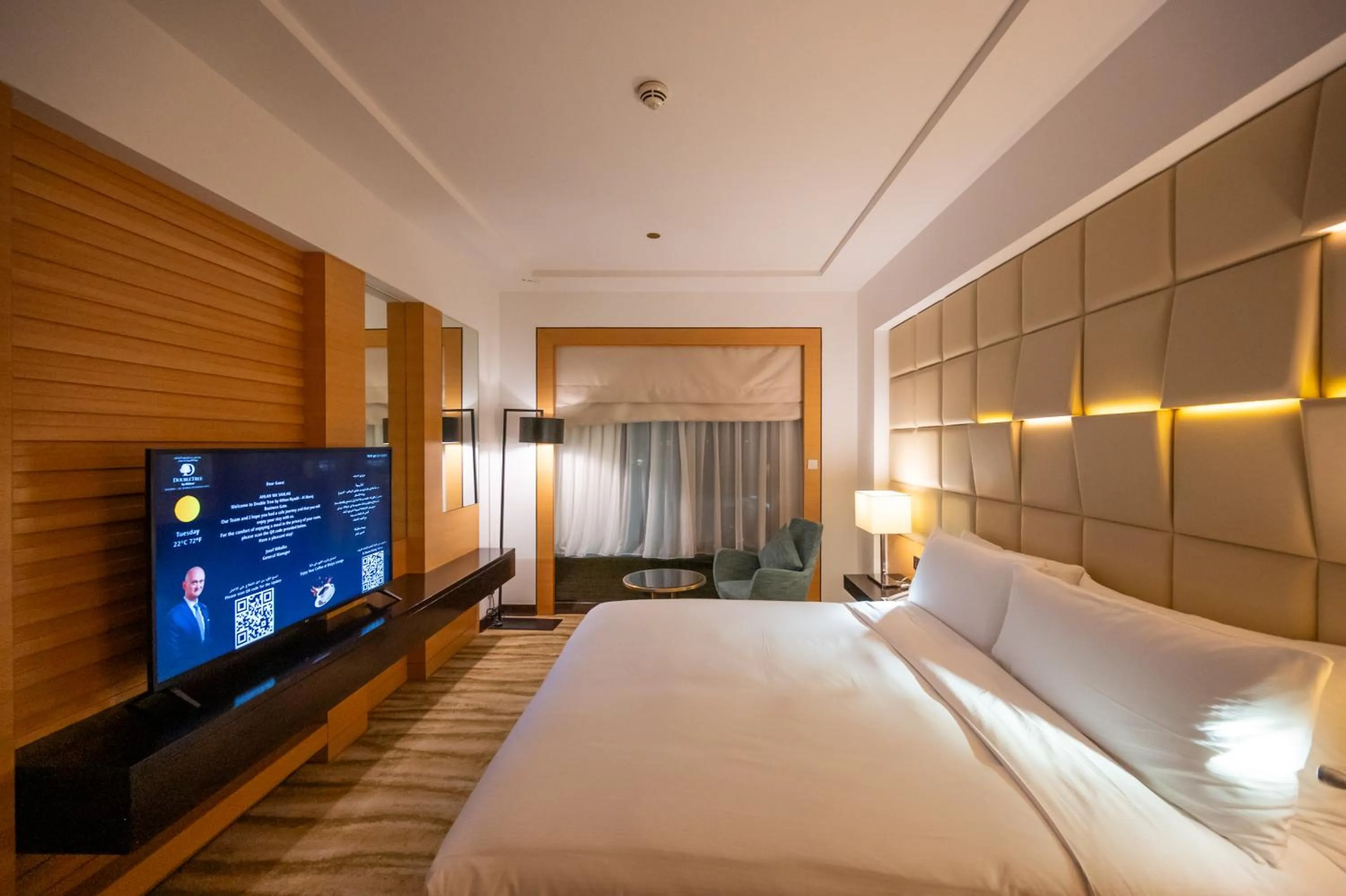 Bed in DoubleTree by Hilton Hotel Riyadh - Al Muroj Business Gate