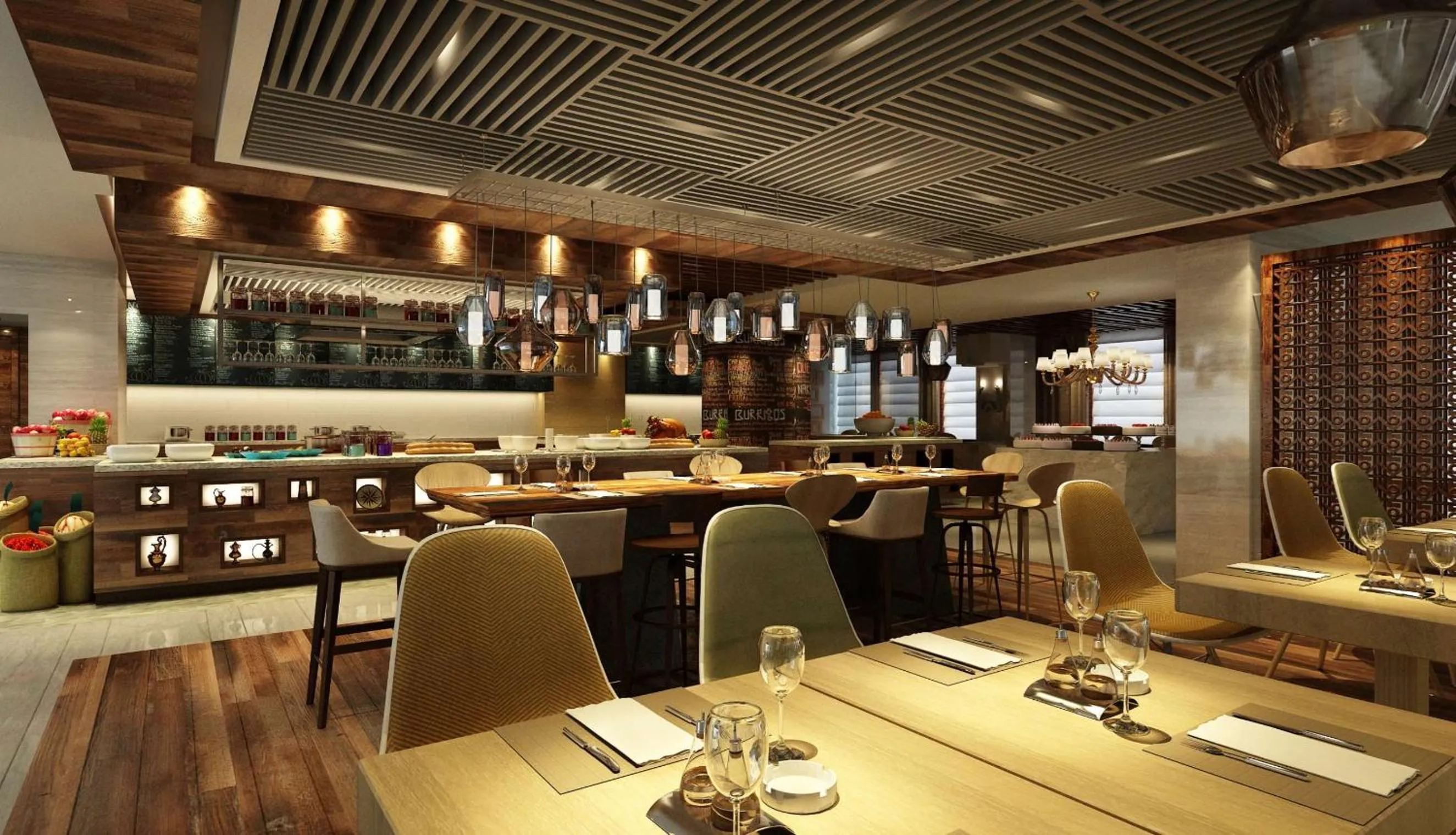 Restaurant/places to eat in DoubleTree by Hilton Hotel Riyadh - Al Muroj Business Gate