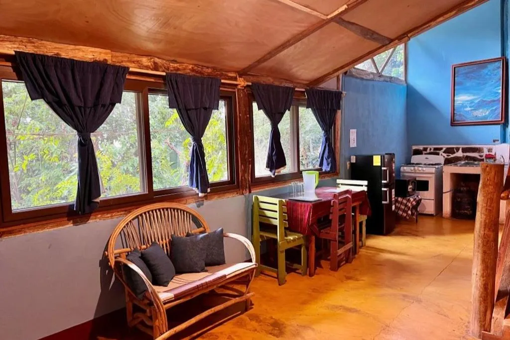 Kitchen or kitchenette in Eco-Hotel Mayachik