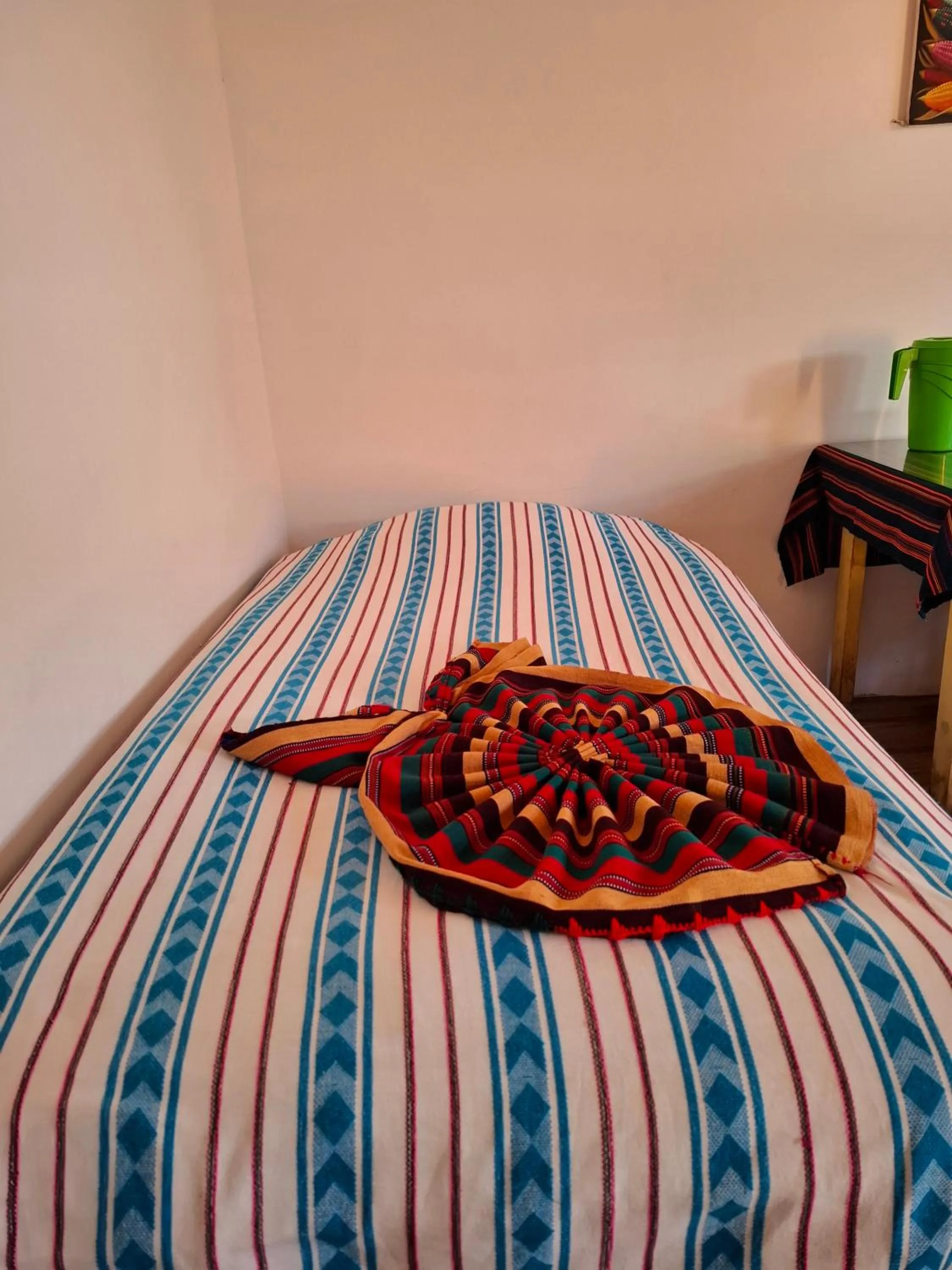 Bed in Eco-Hotel Mayachik