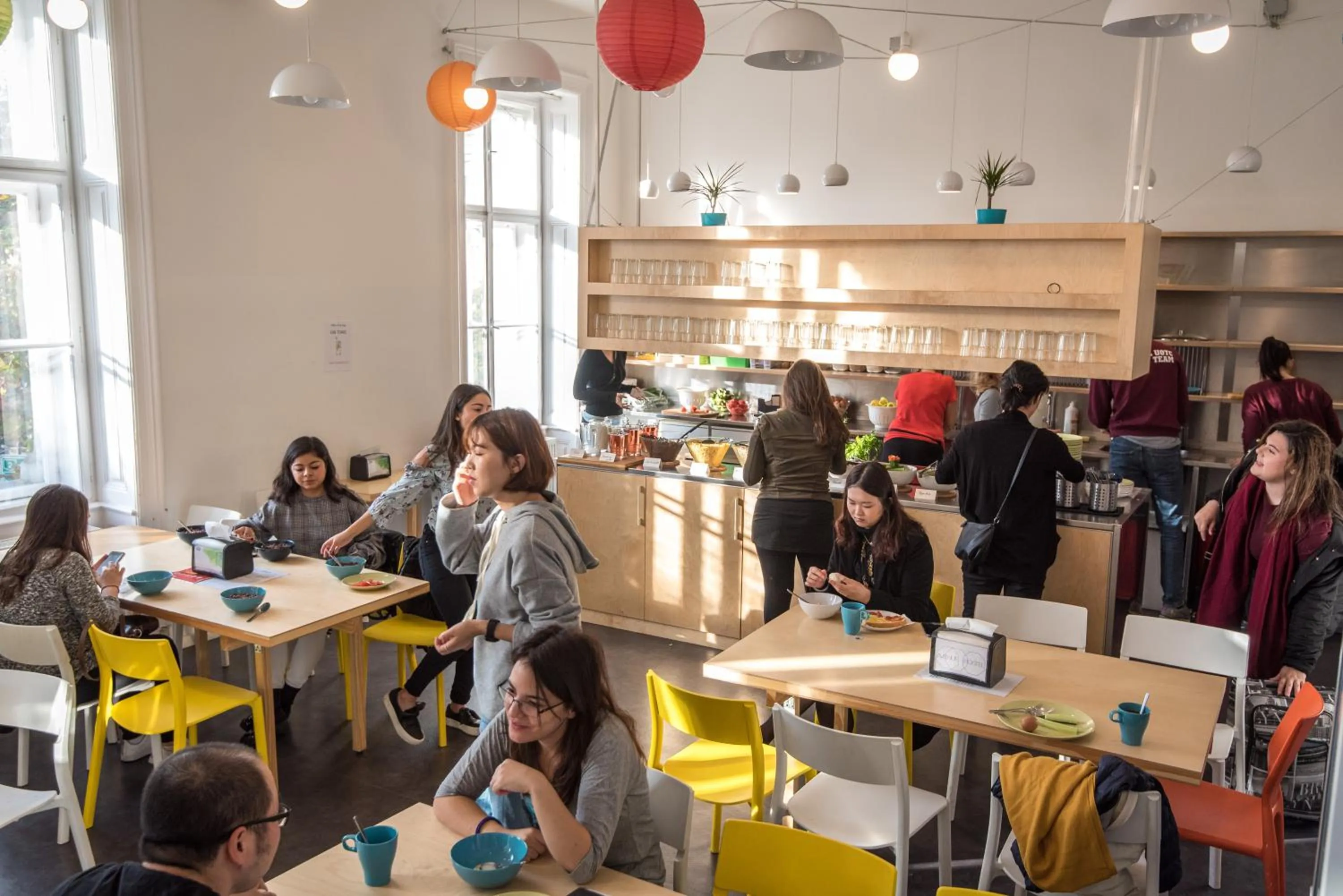 Breakfast in Avenue Hostel