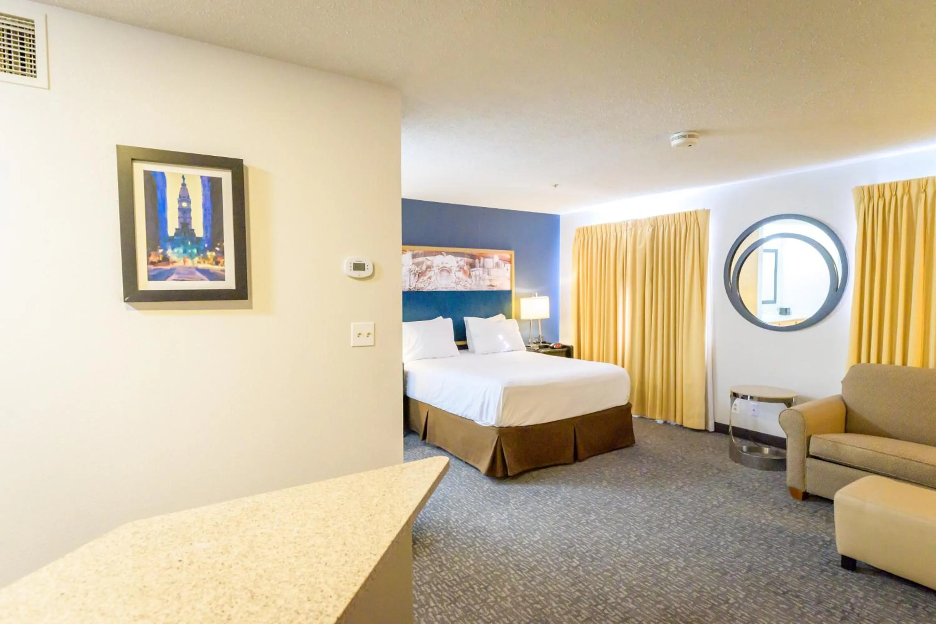 Bed in Philadelphia Suites at Airport - An Extended Stay Hotel