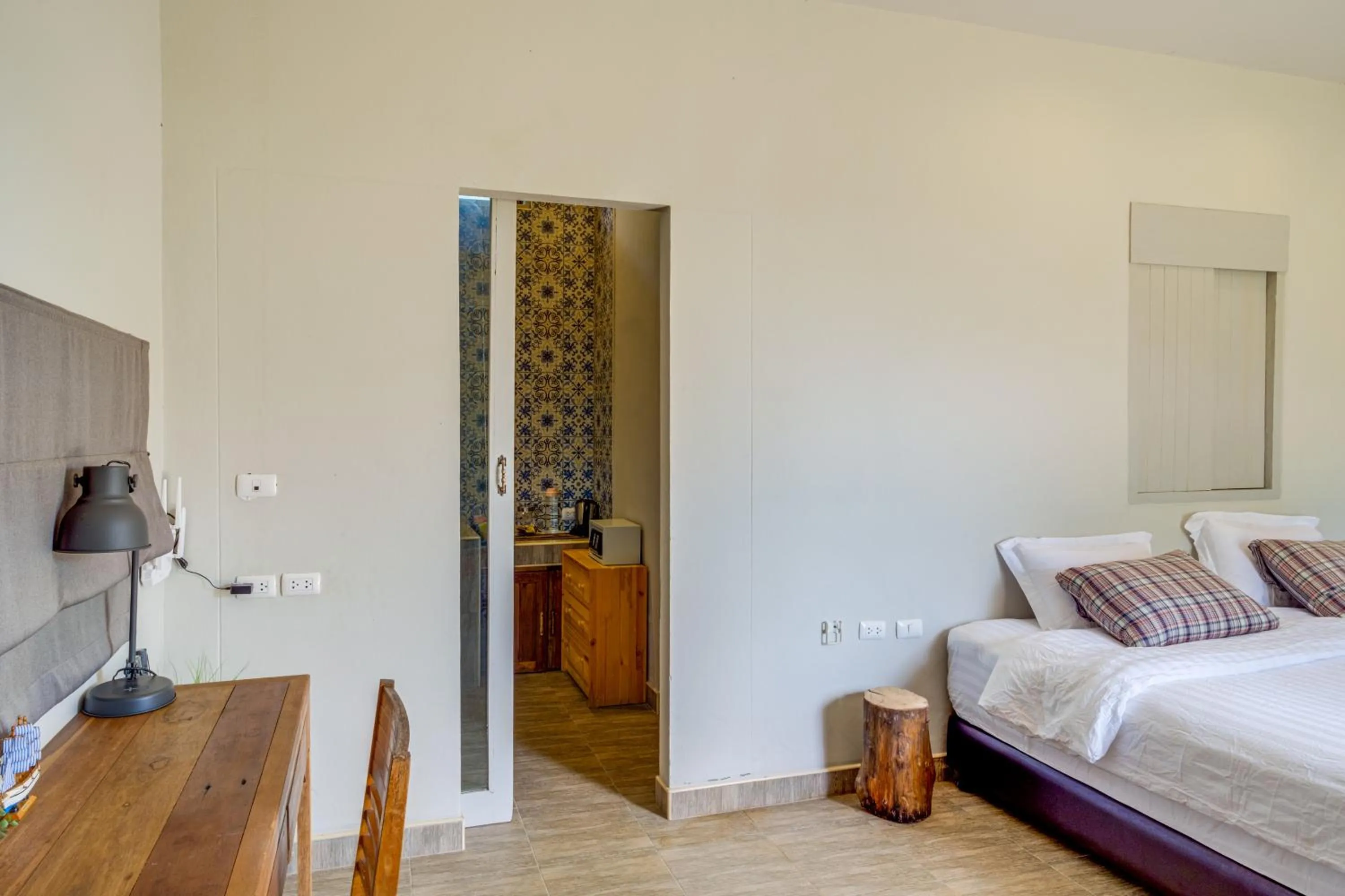 Bed in Artisan koh yao yai handcraft beachfront villas.