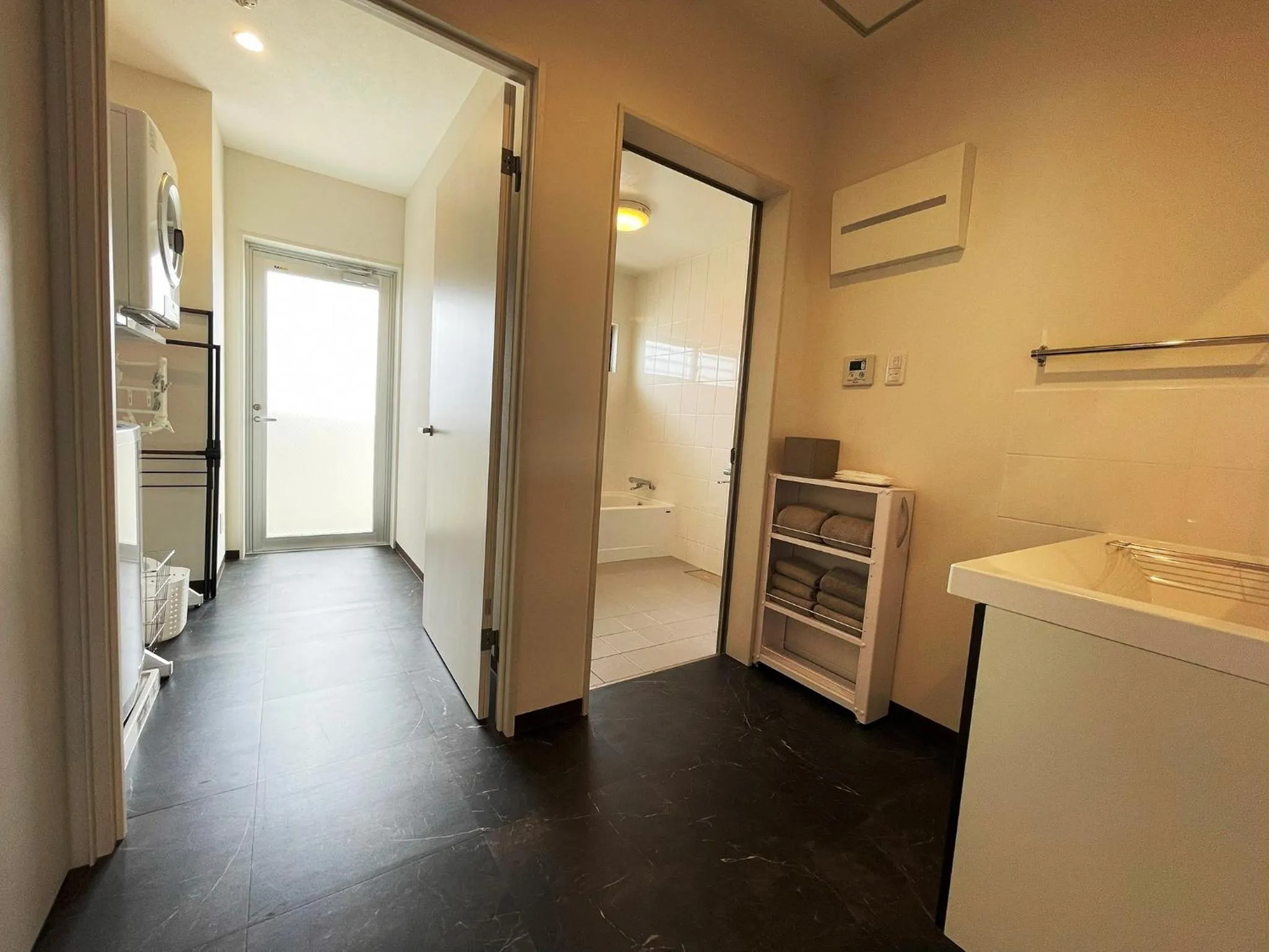 Bathroom in ＆Monde. Okinawa Arena Condominium