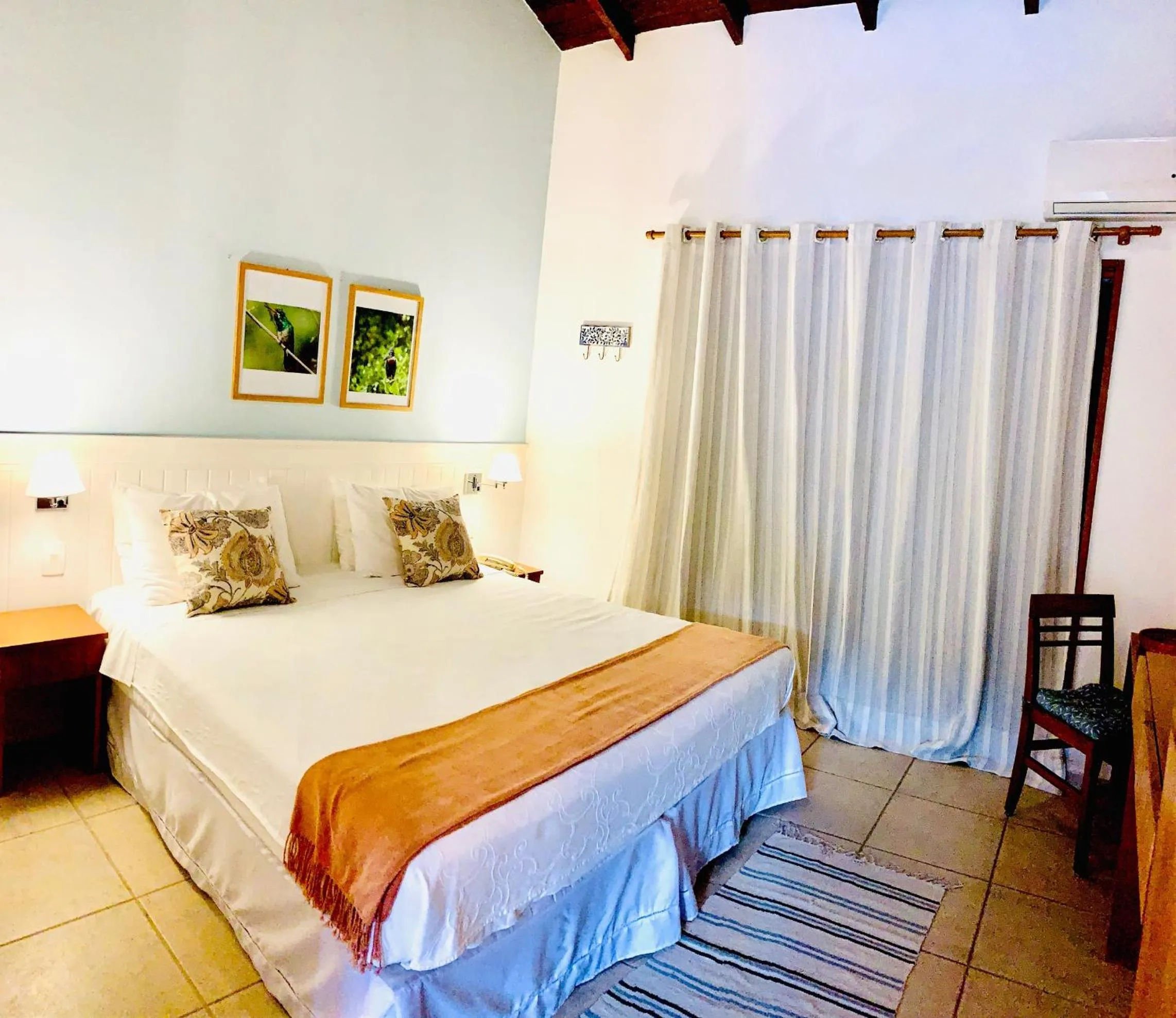 Bed in Pousada Brigitte