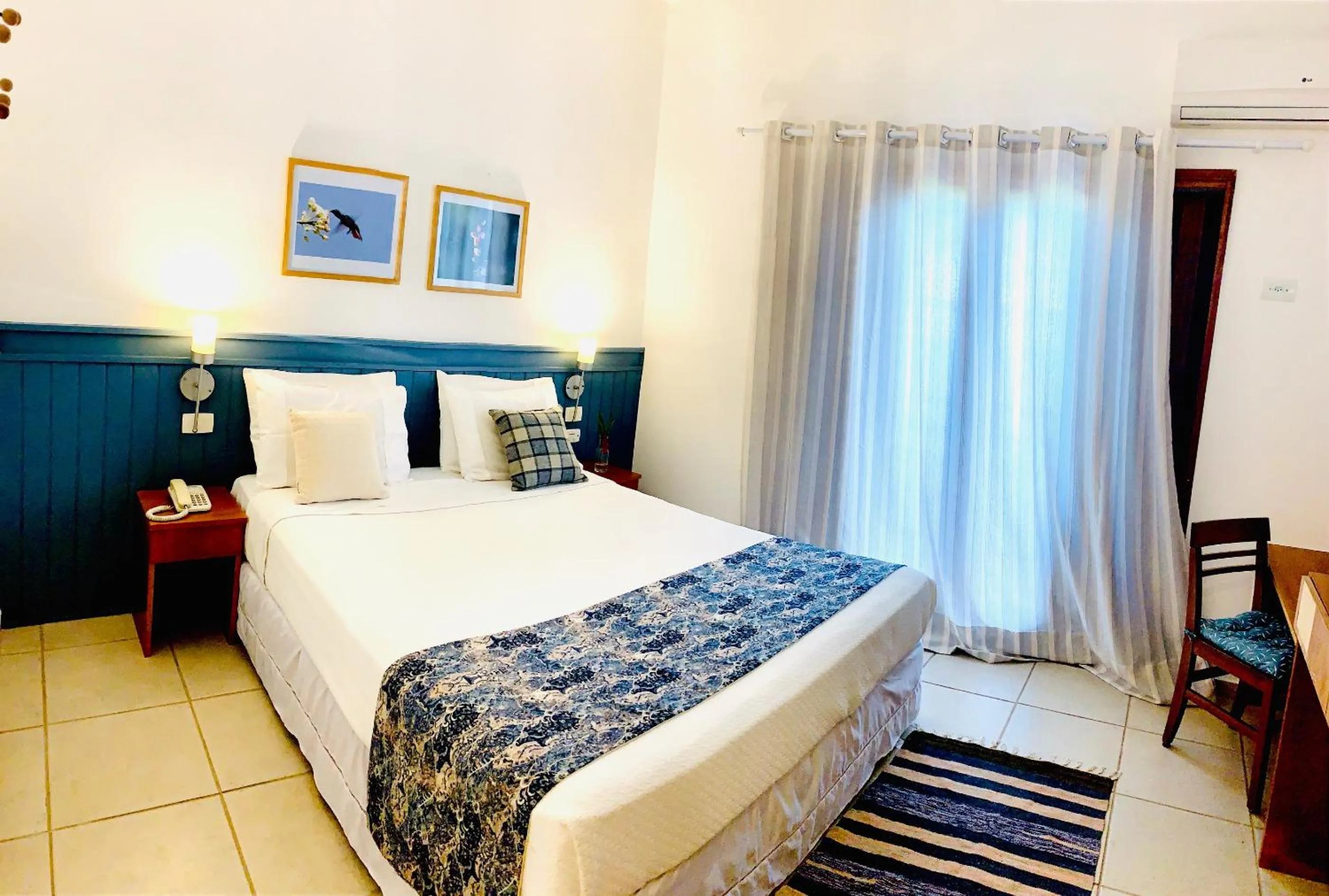 Bed in Pousada Brigitte