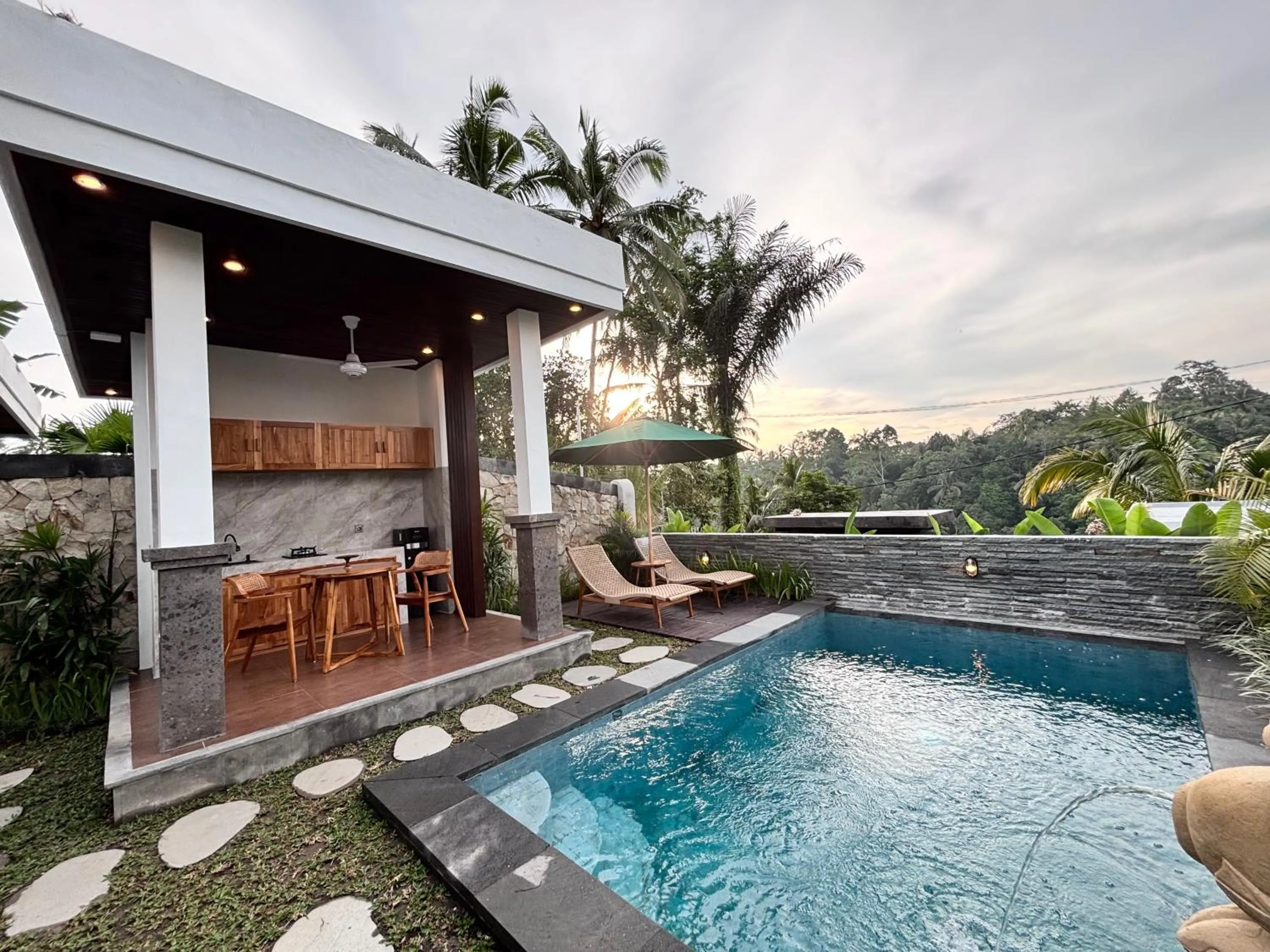 Patio in Arvanya Villa Ubud