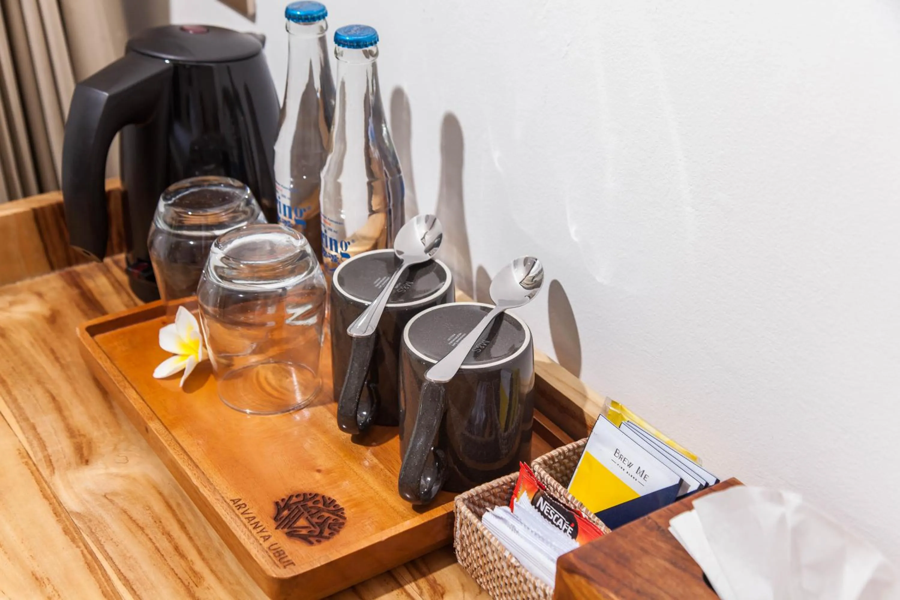 Coffee/tea facilities in Arvanya Villa Ubud