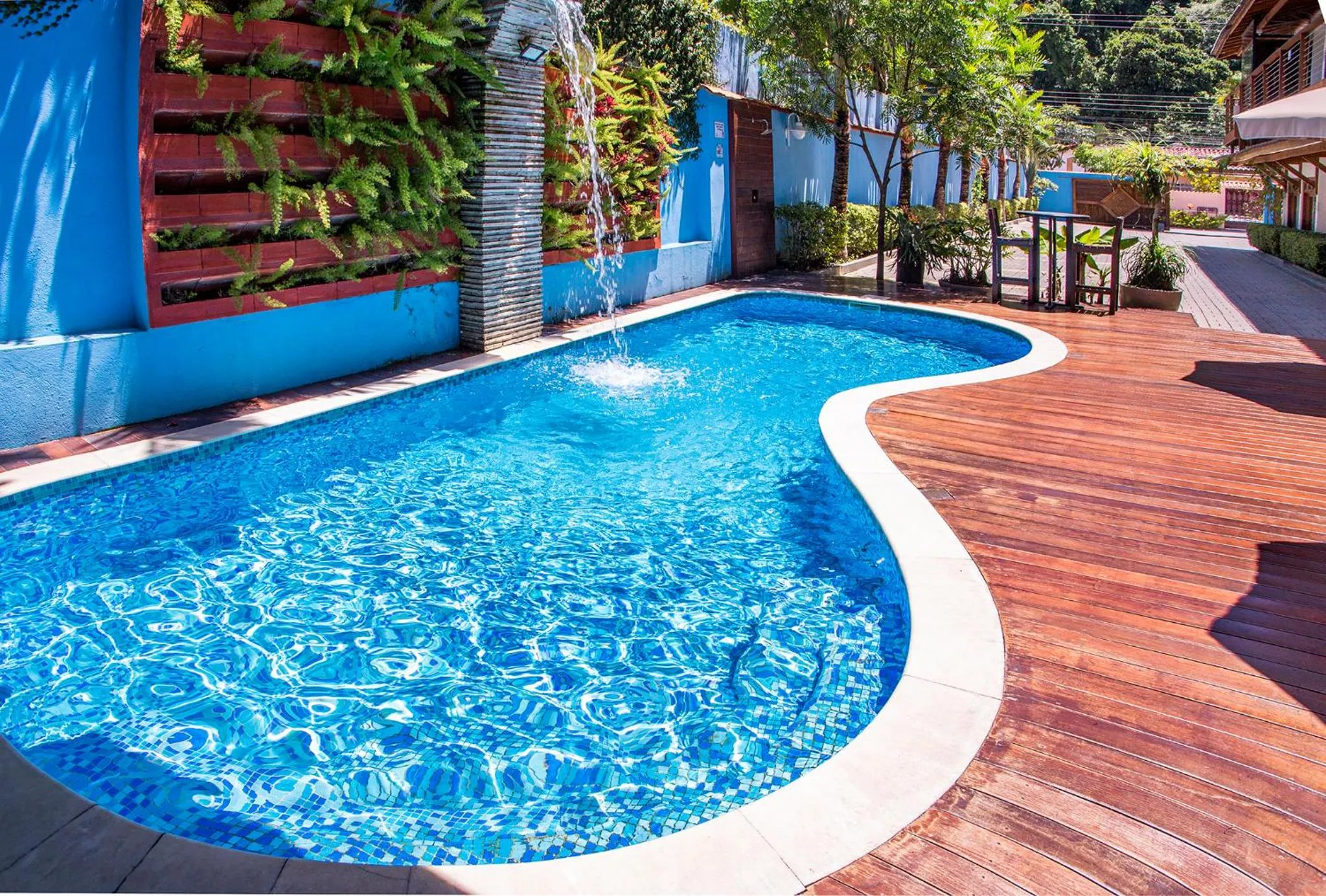 Swimming pool in Pousada Vila Barequeçaba