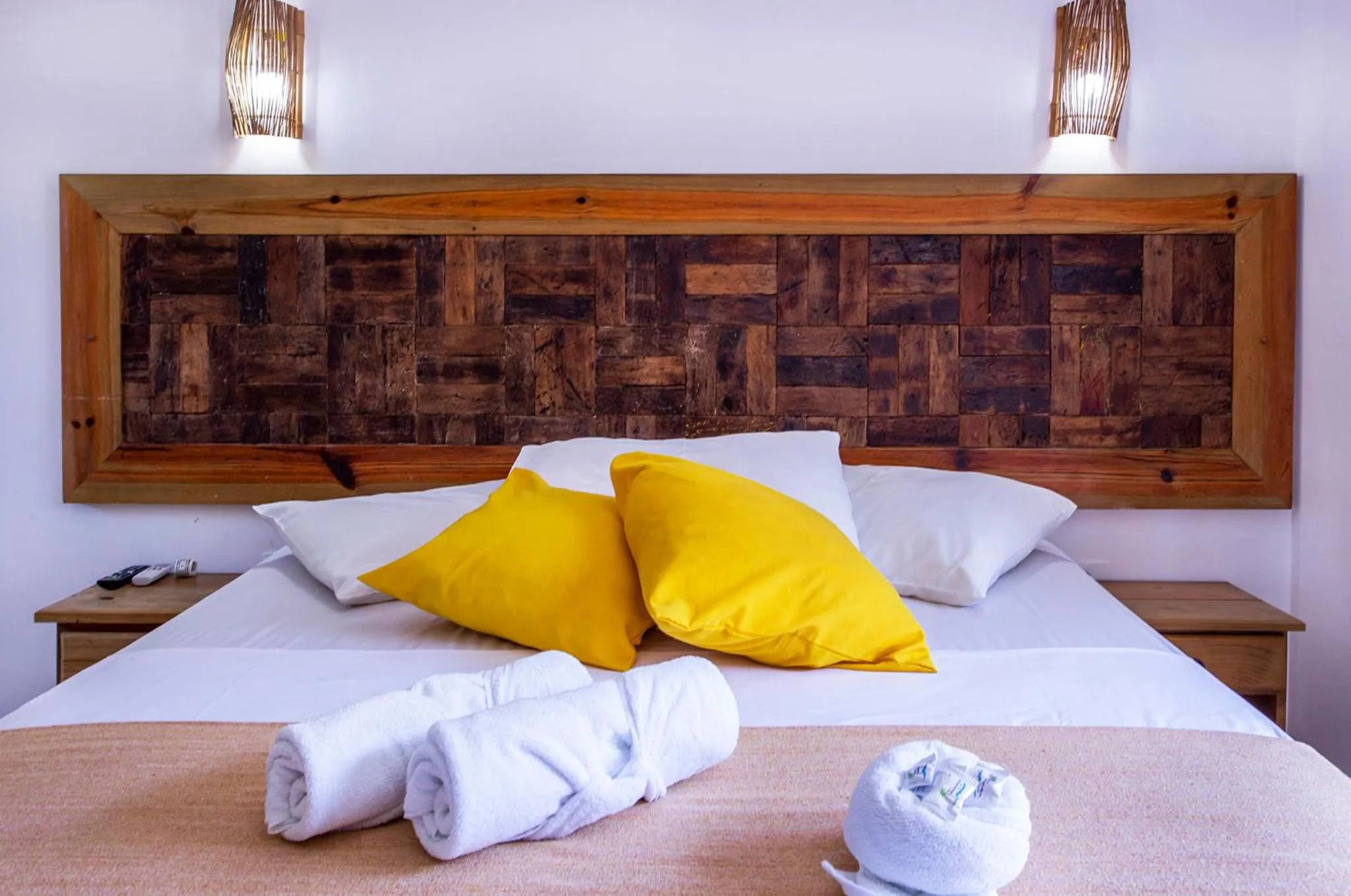 Bedroom, Bed in Pousada Vila Barequeçaba