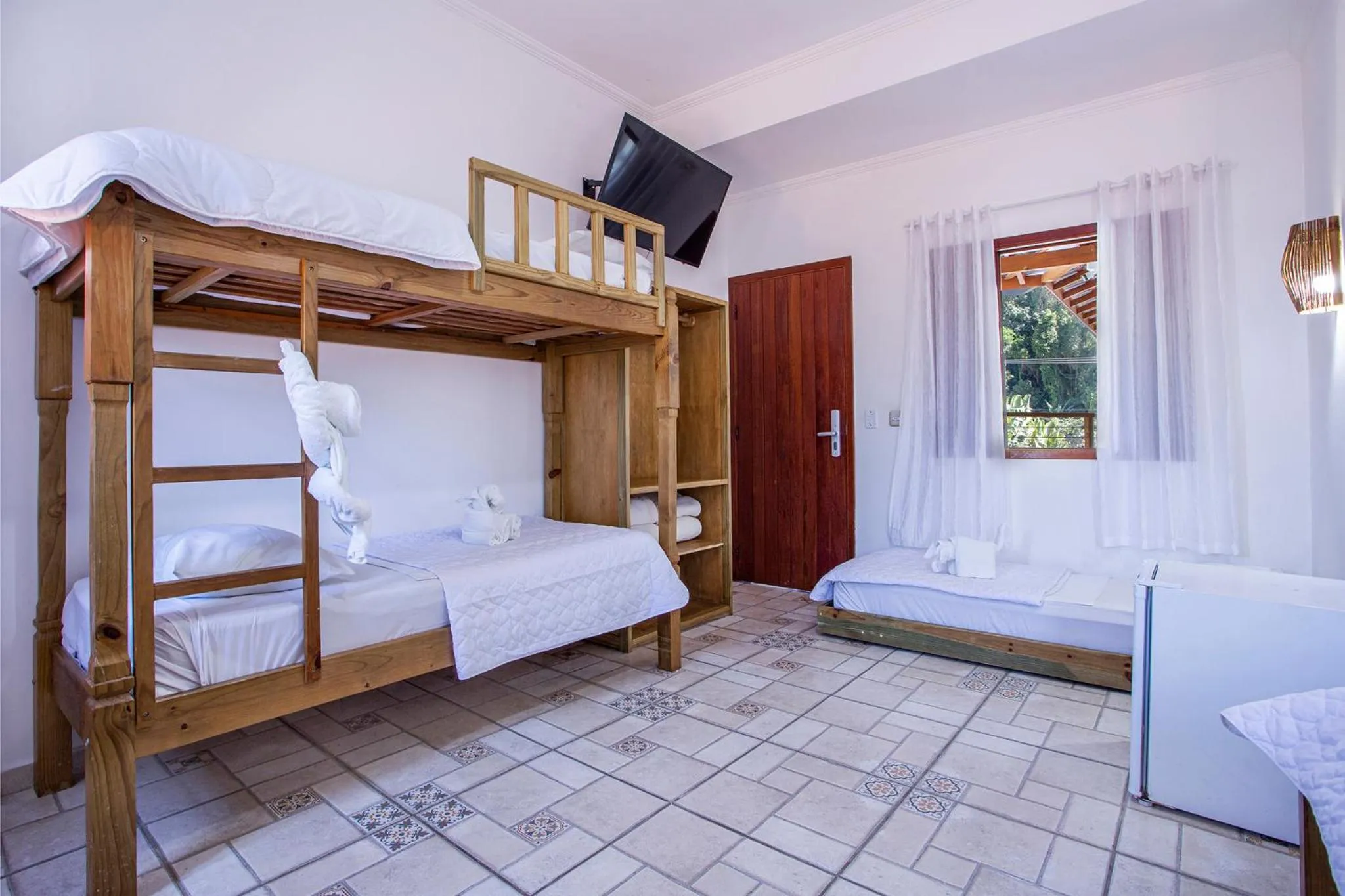 Bedroom, Bed in Pousada Vila Barequeçaba