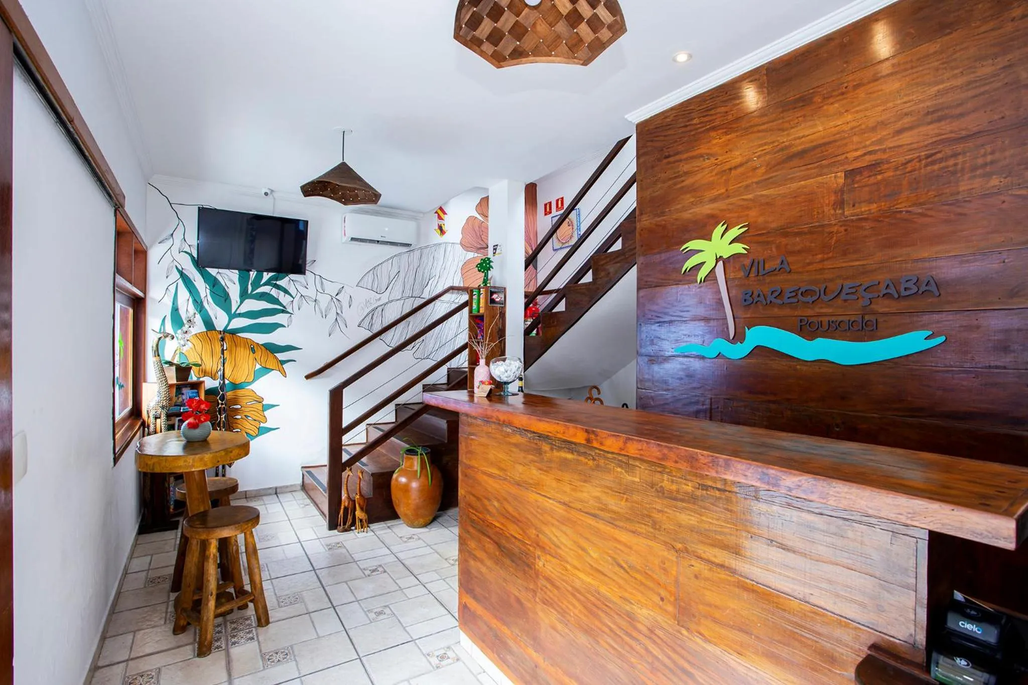 Lobby or reception in Pousada Vila Barequeçaba