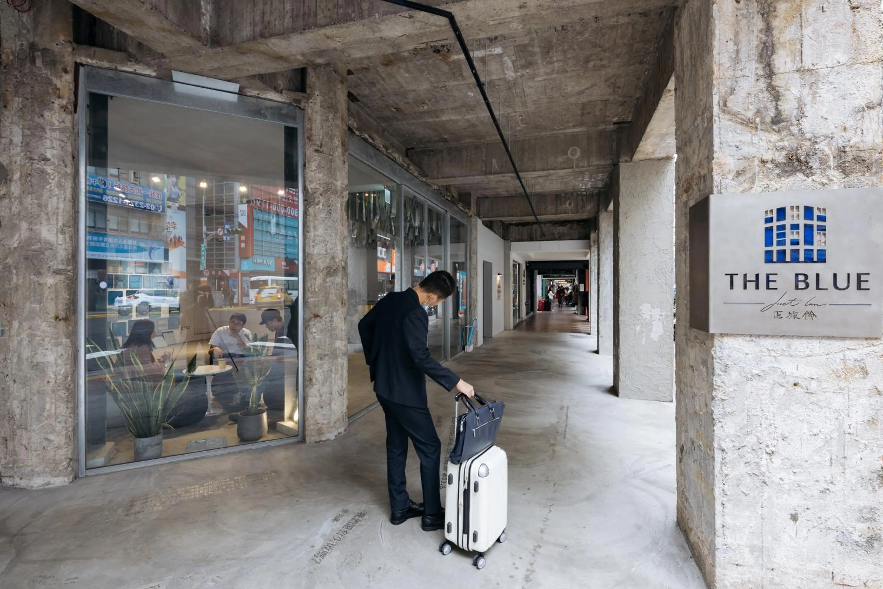 Property logo or sign in The Blue by Just Inn