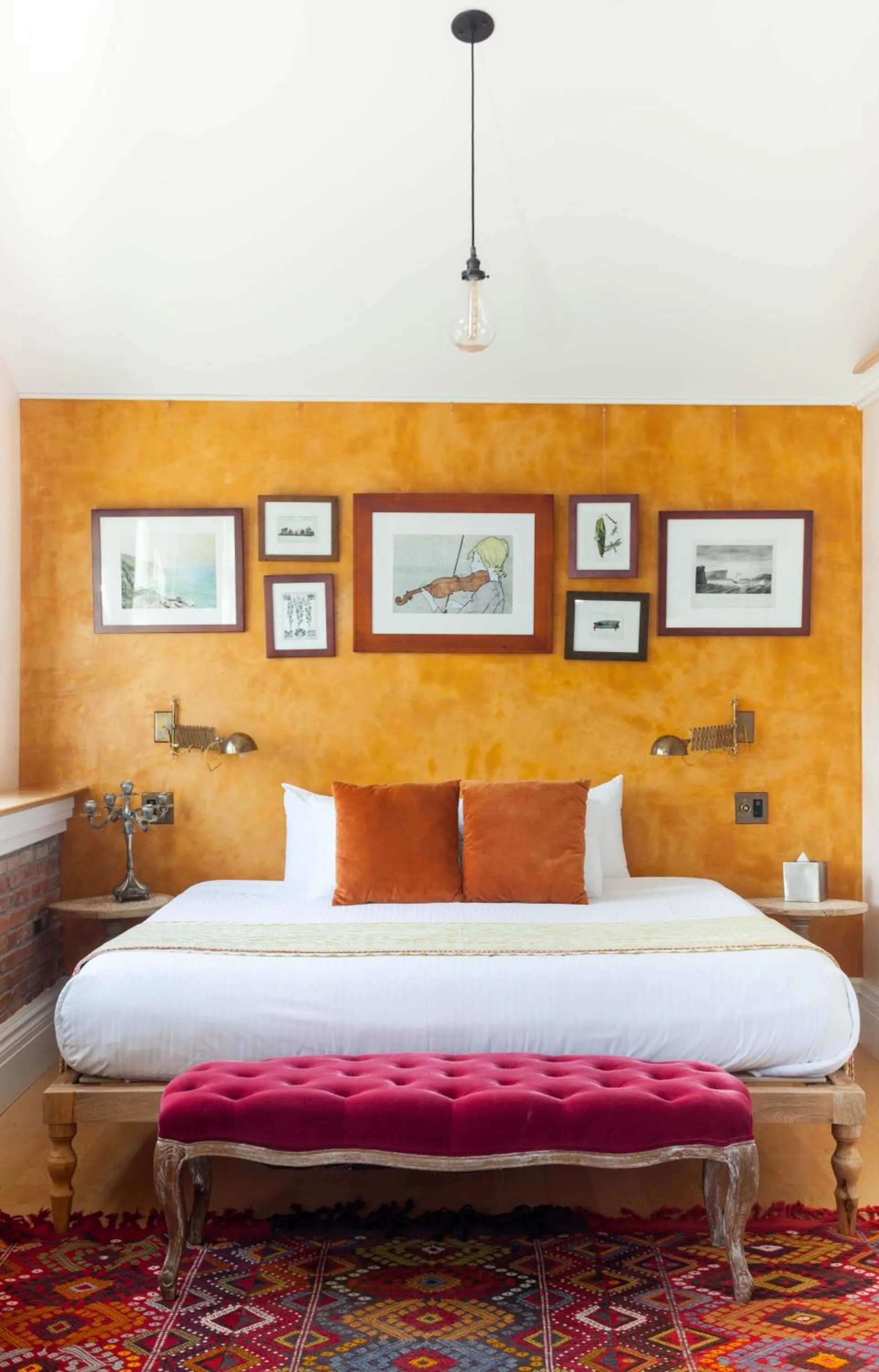 Bed in Argos Inn - Ithaca's Boutique Hotel