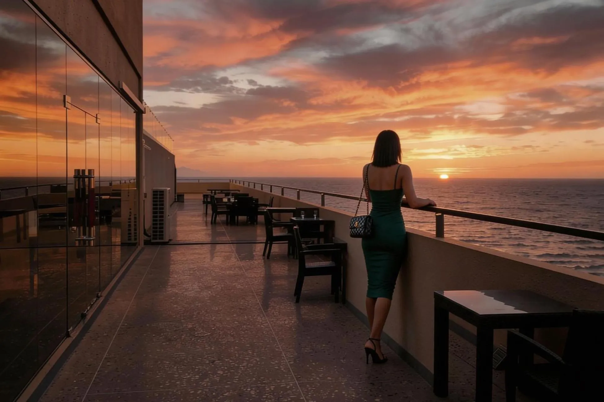 Balcony/Terrace in Corundum Breeze Negombo