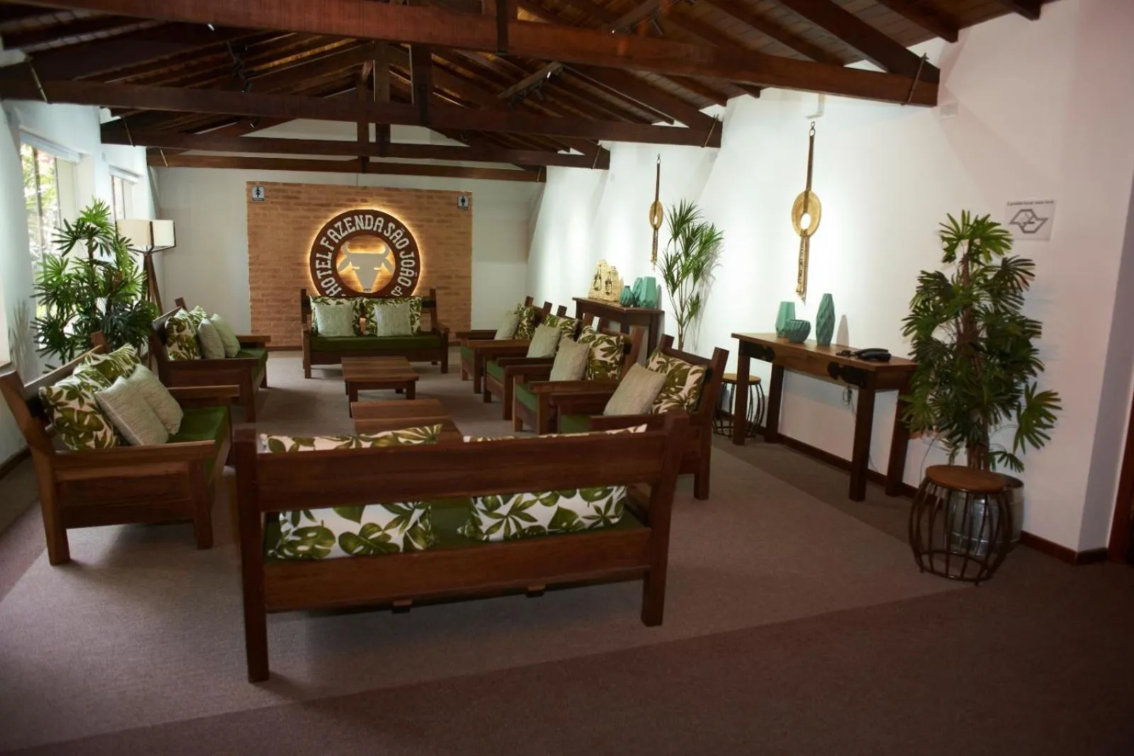 Communal lounge/ TV room in Resort Fazenda Sao João