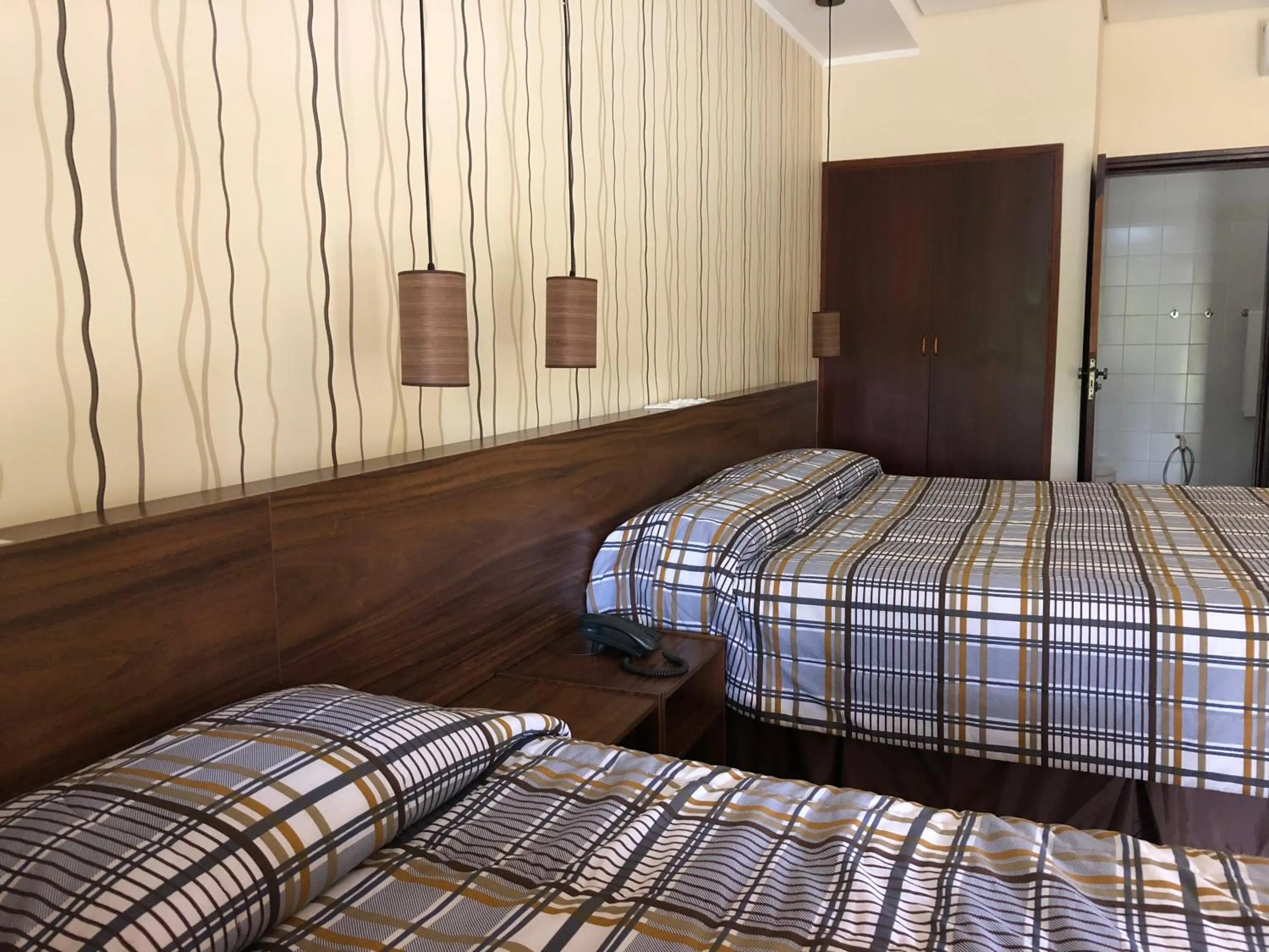 Bed in Resort Fazenda Sao João