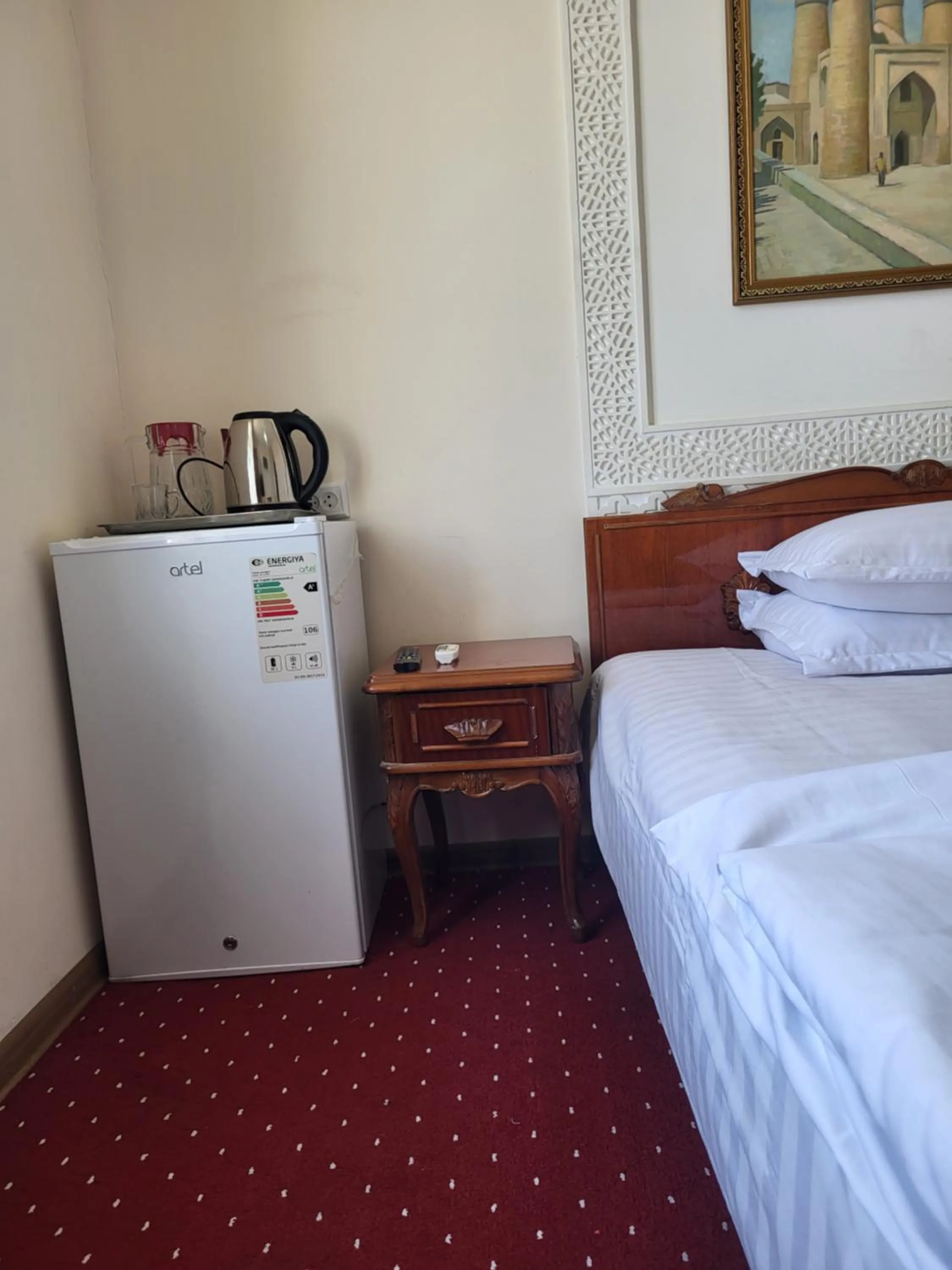 Bed in Dili Orom Hotel