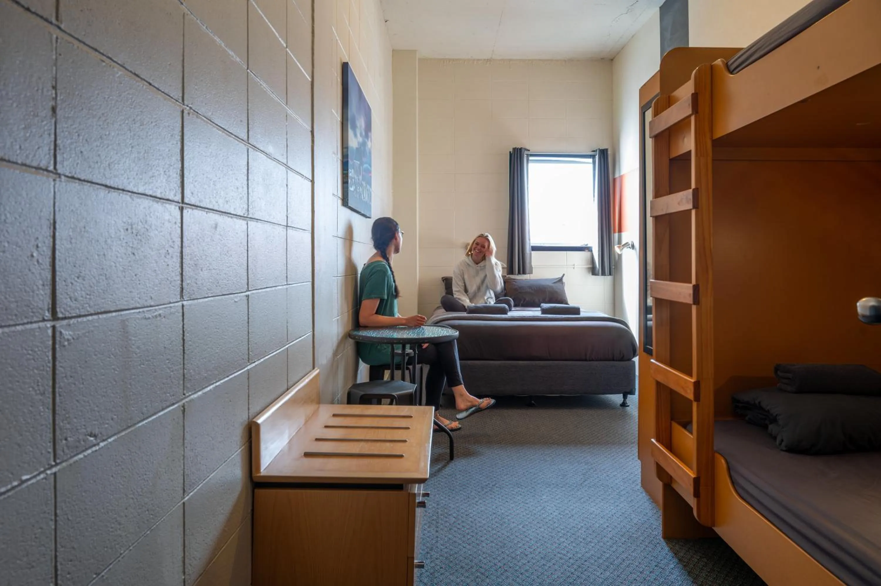 Bed in Rock Solid Backpackers Rotorua