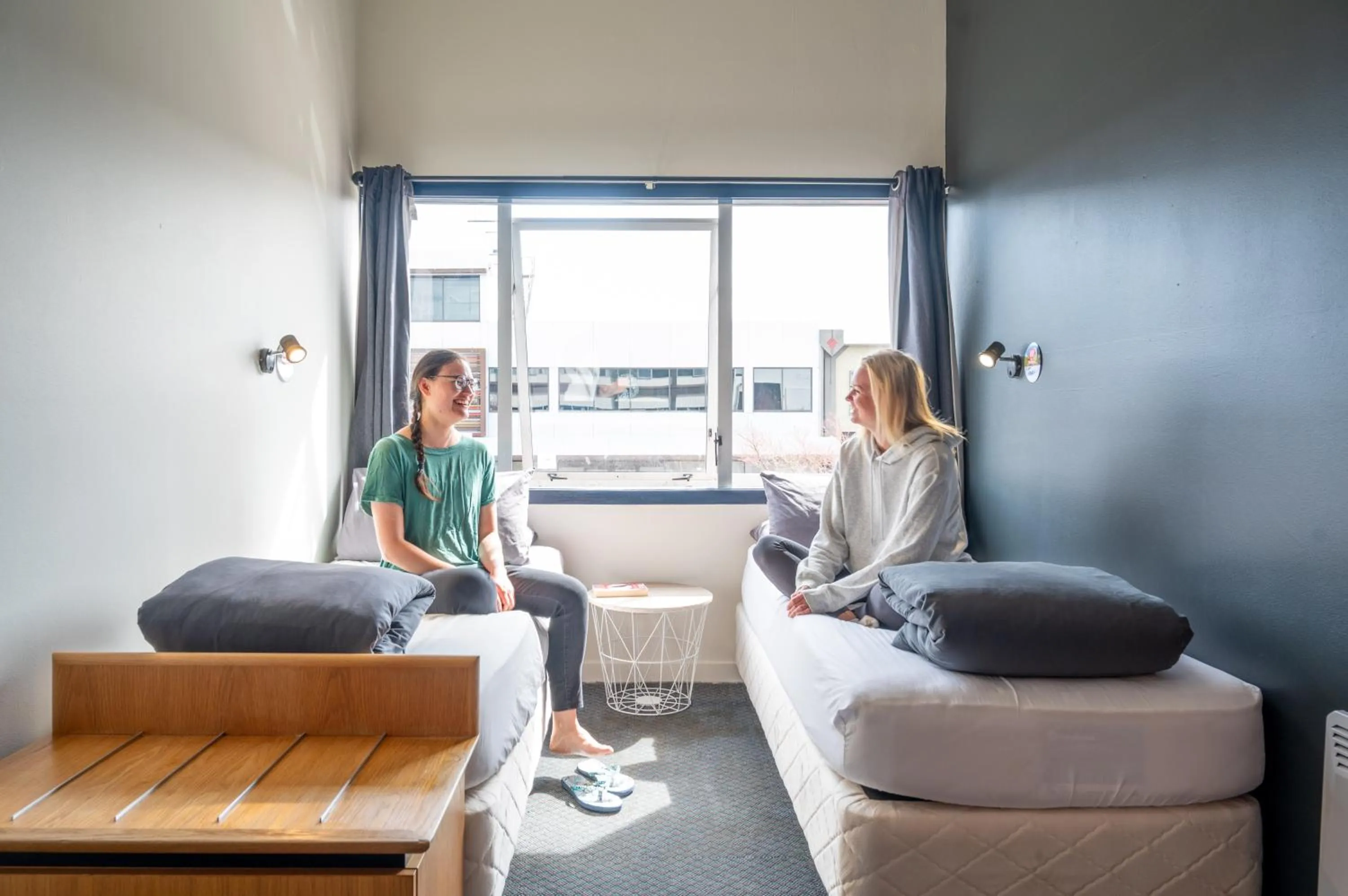 Bed in Rock Solid Backpackers Rotorua