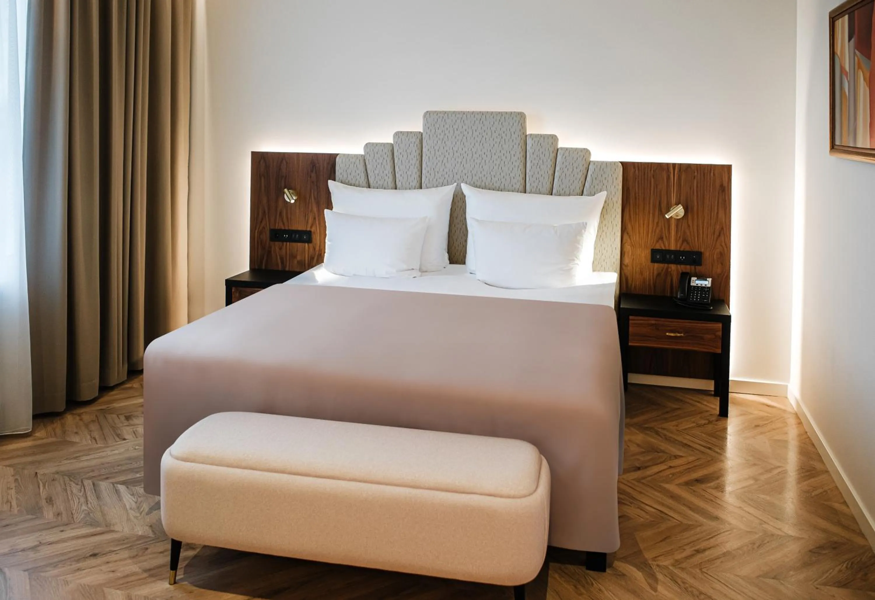 Bed in Nadiya Palace & Wellness