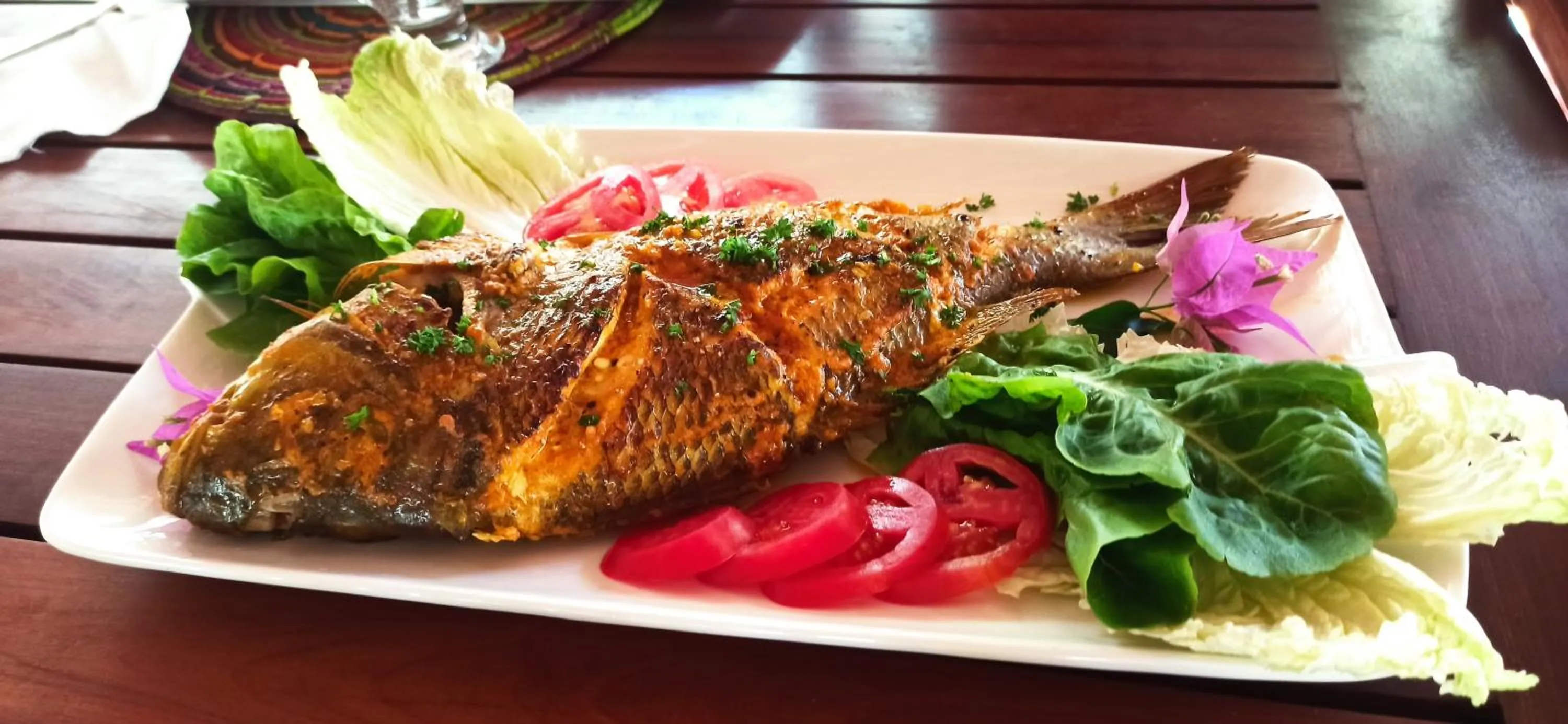 Food and drinks in Blue Sky Resort