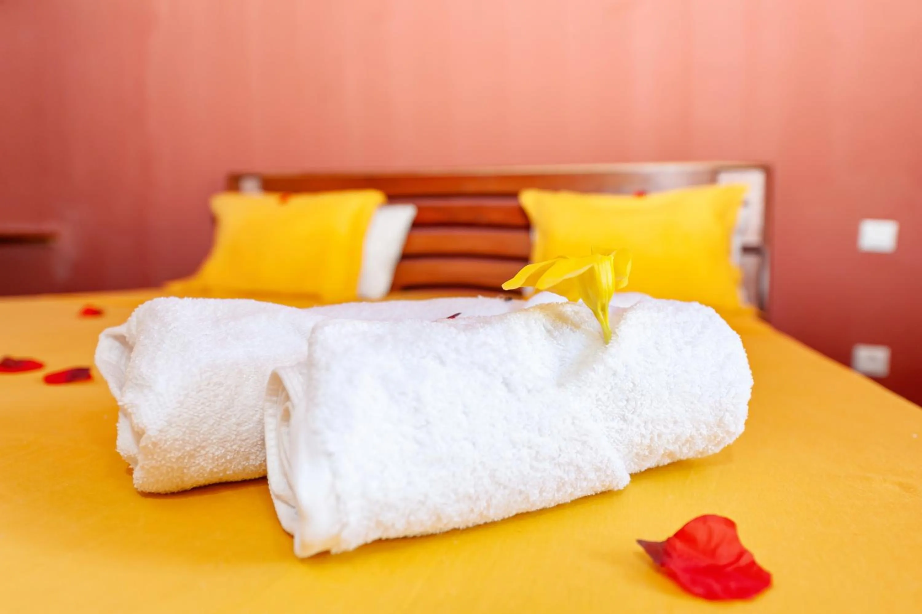 Bed in Blue Sky Resort