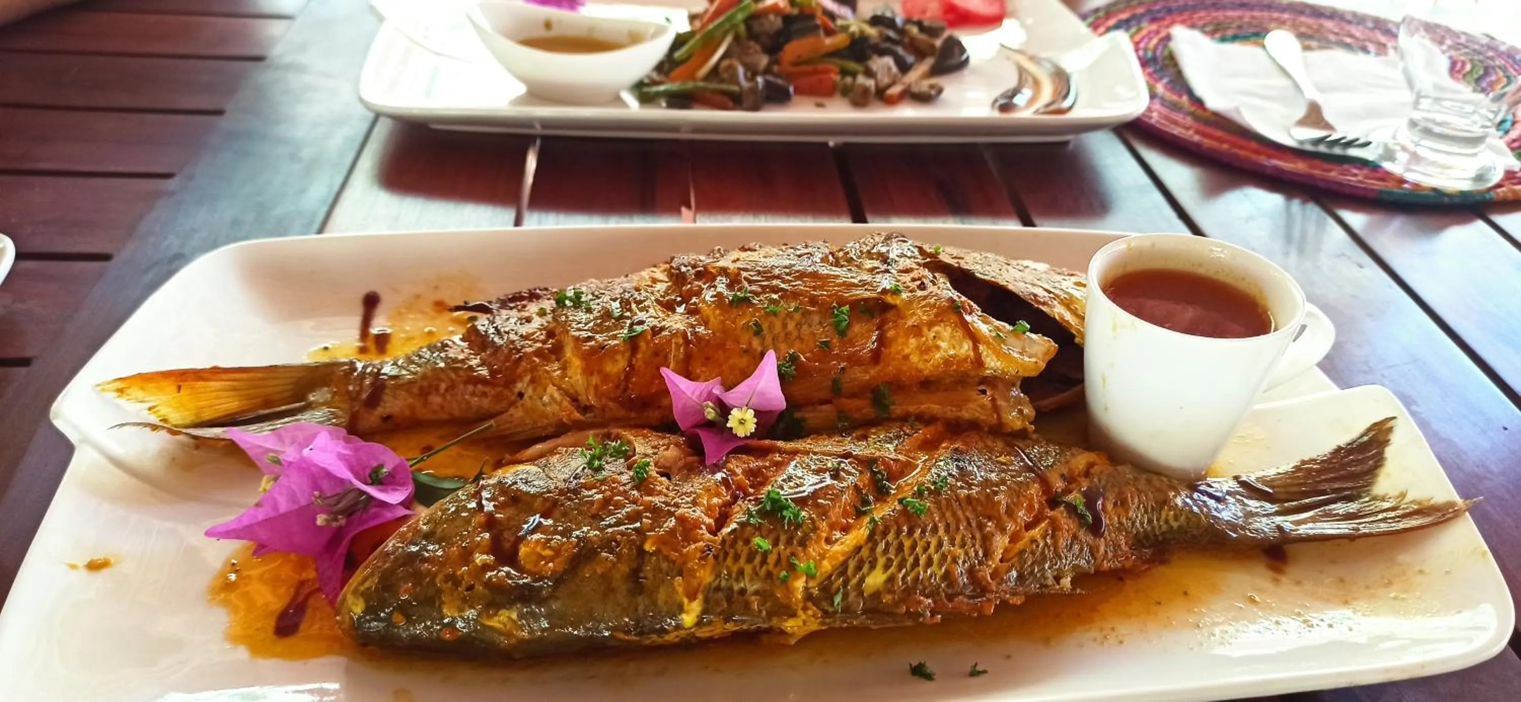 Food and drinks in Blue Sky Resort