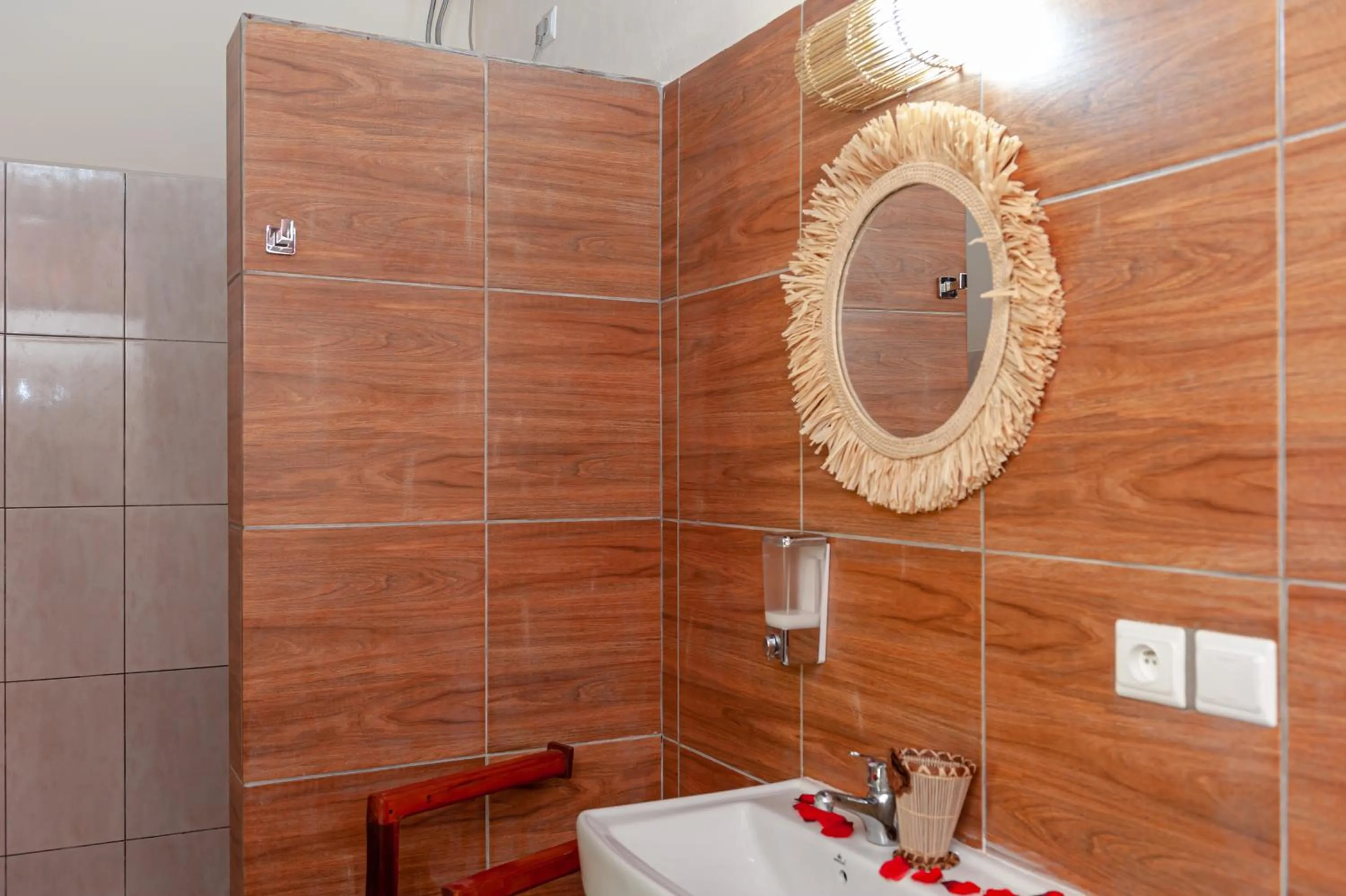 Shower in Blue Sky Resort