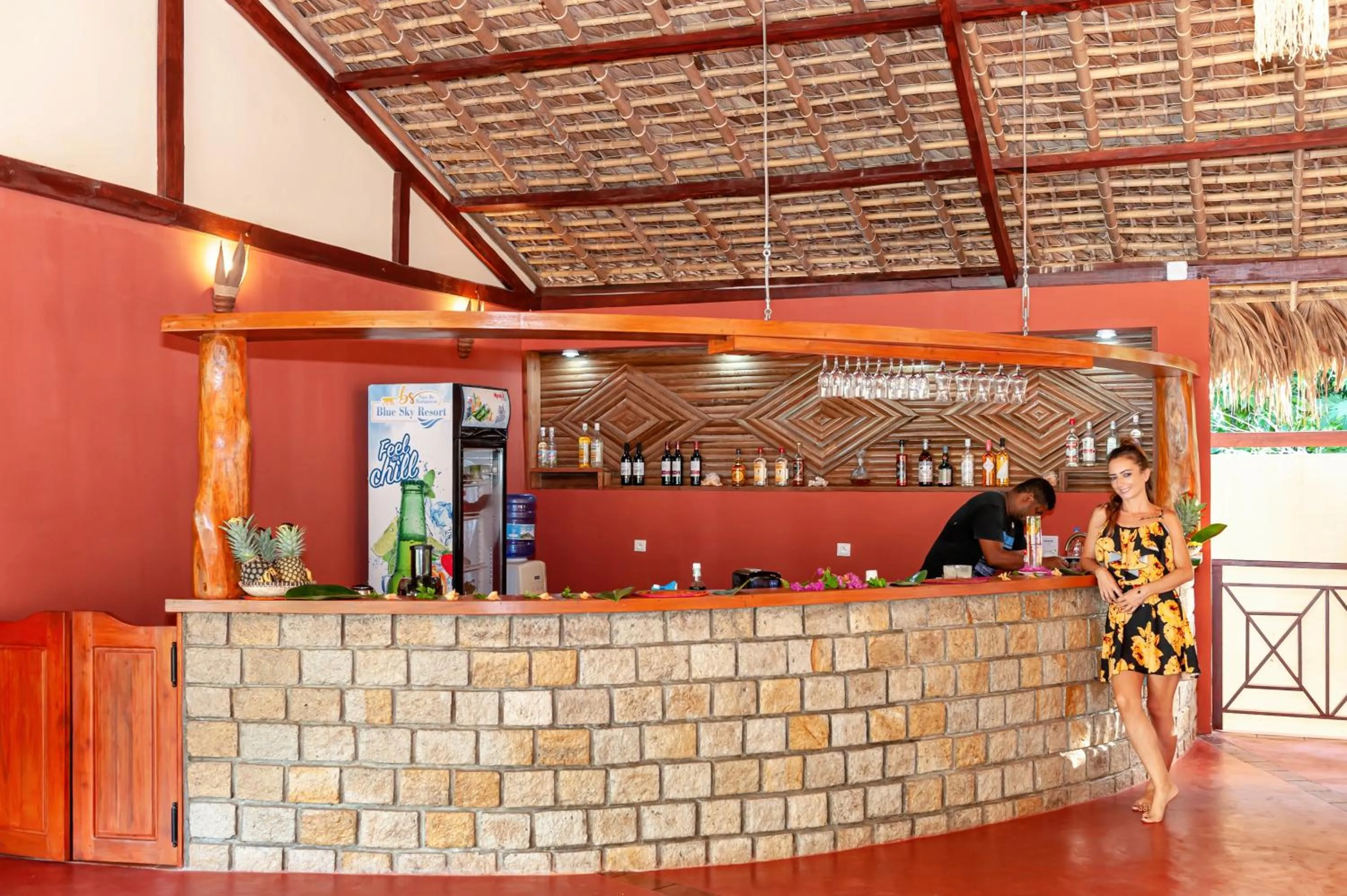 People in Blue Sky Resort