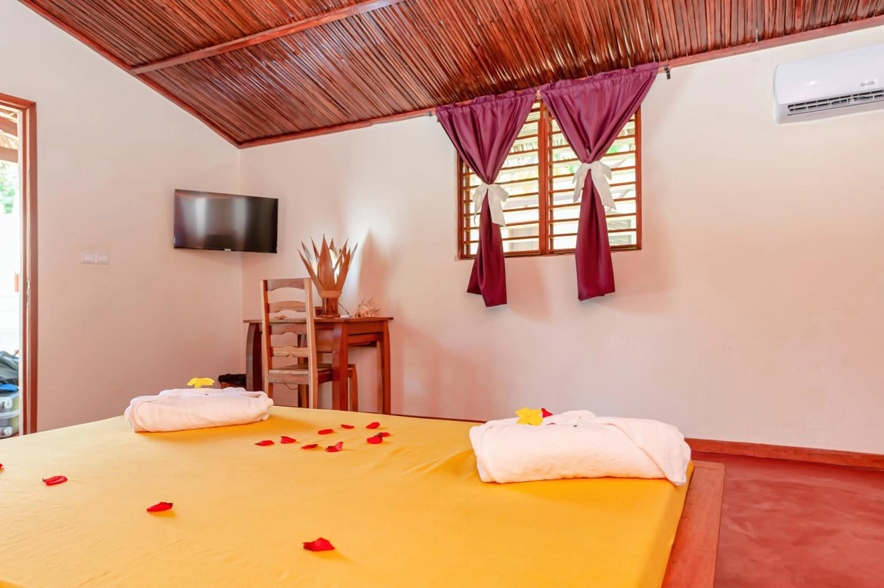 Bed in Blue Sky Resort