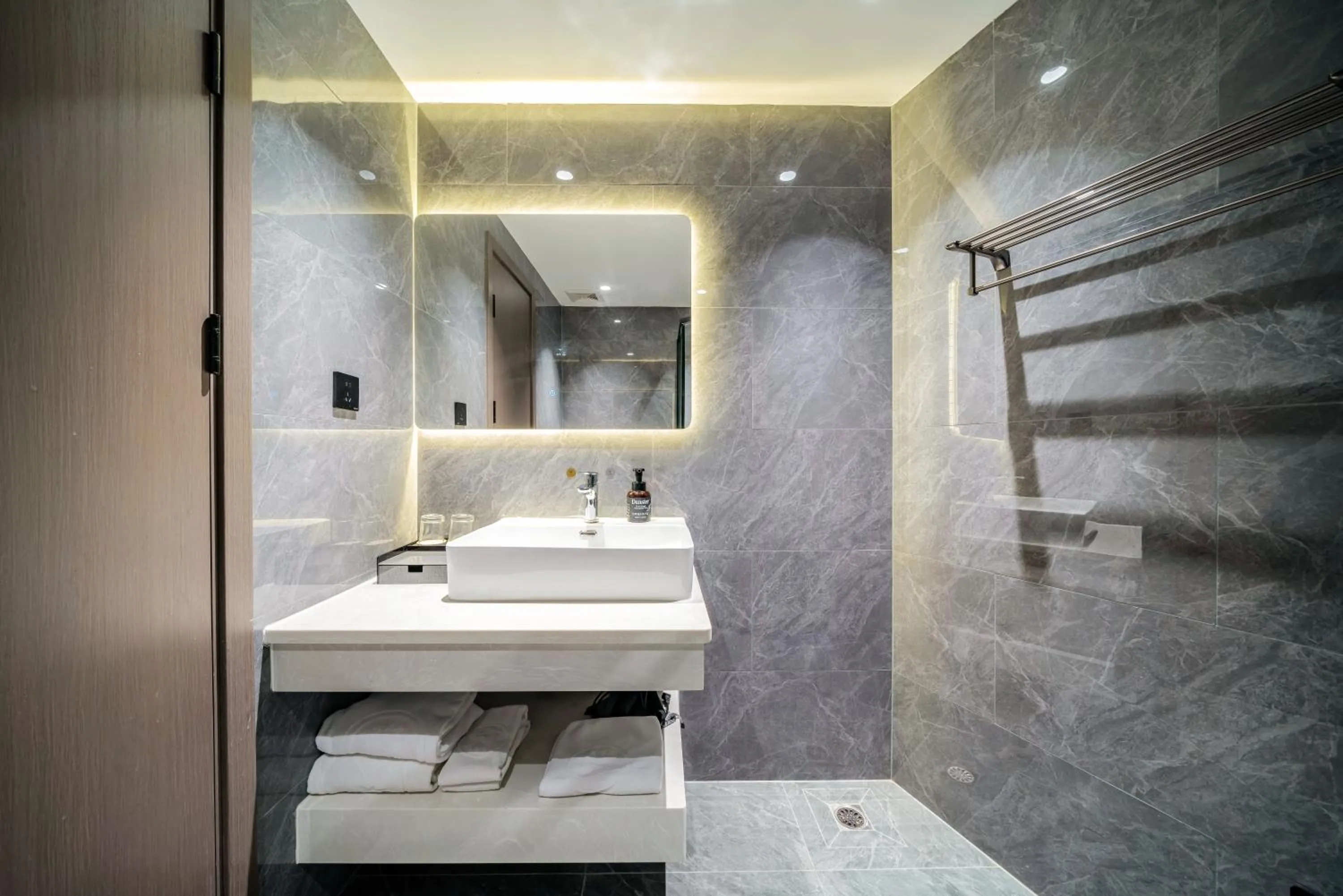 Bathroom in Mei Gang Hotel