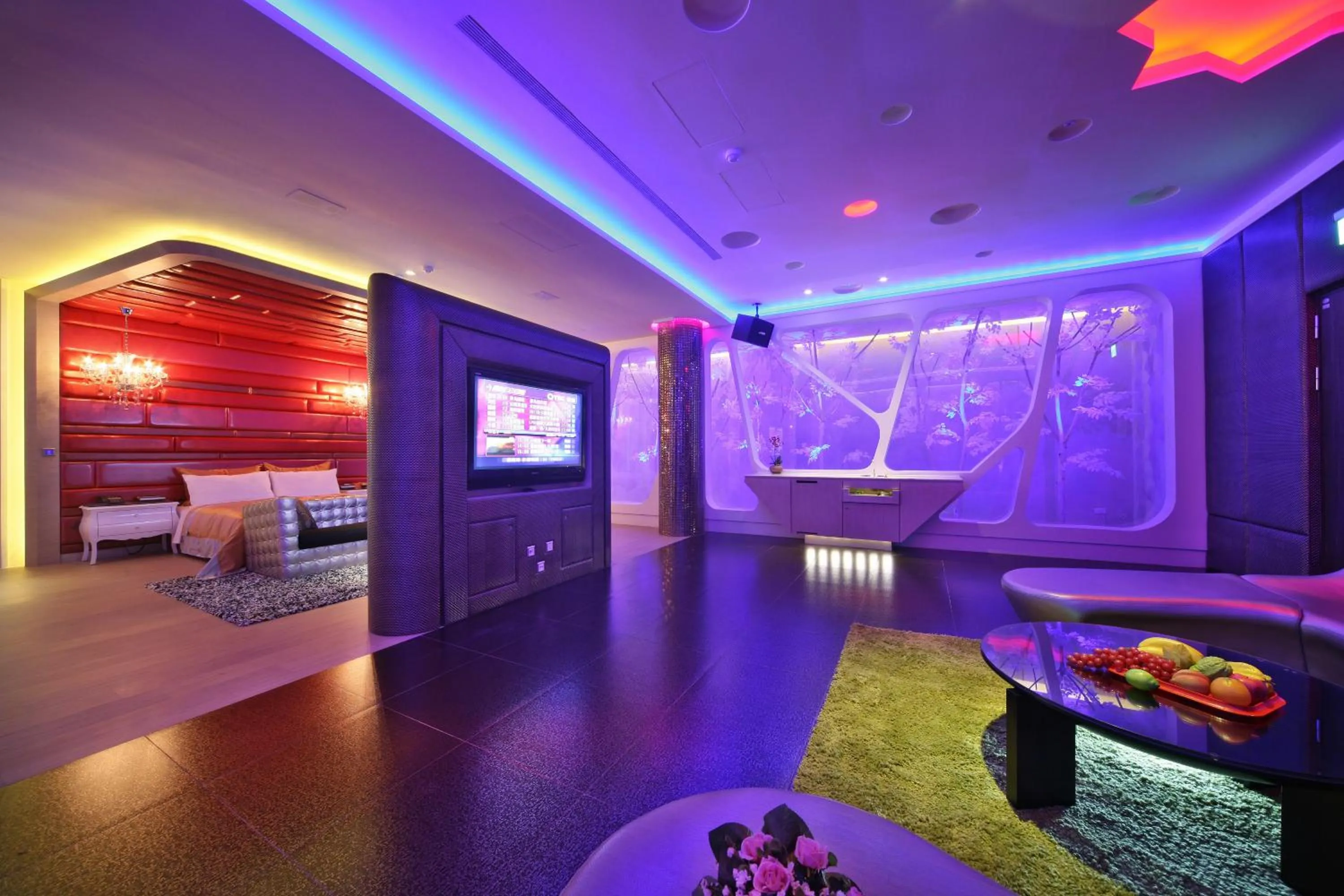 Living room in Han Guan Motel