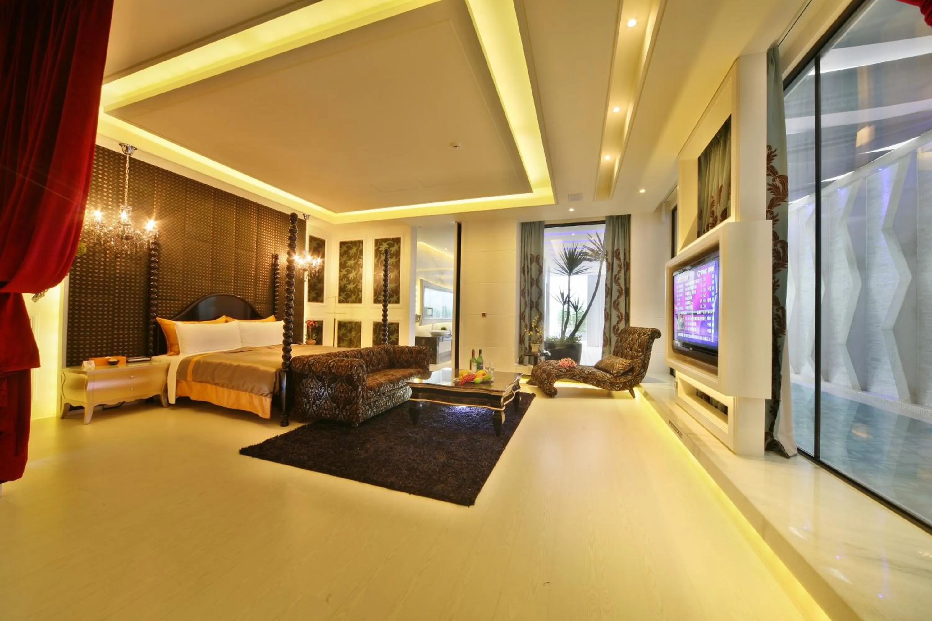 TV and multimedia, Bed in Han Guan Motel