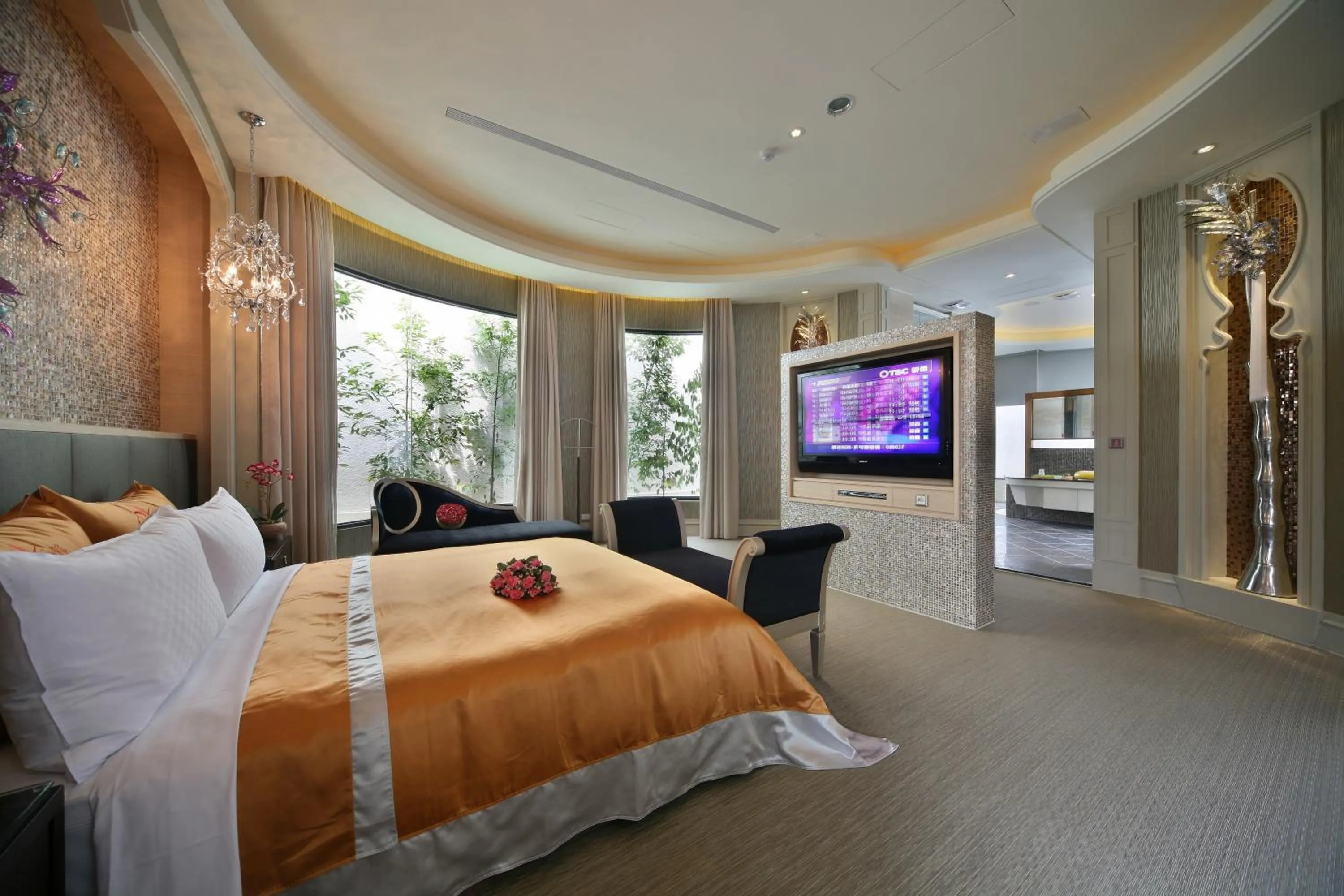 Bed in Han Guan Motel