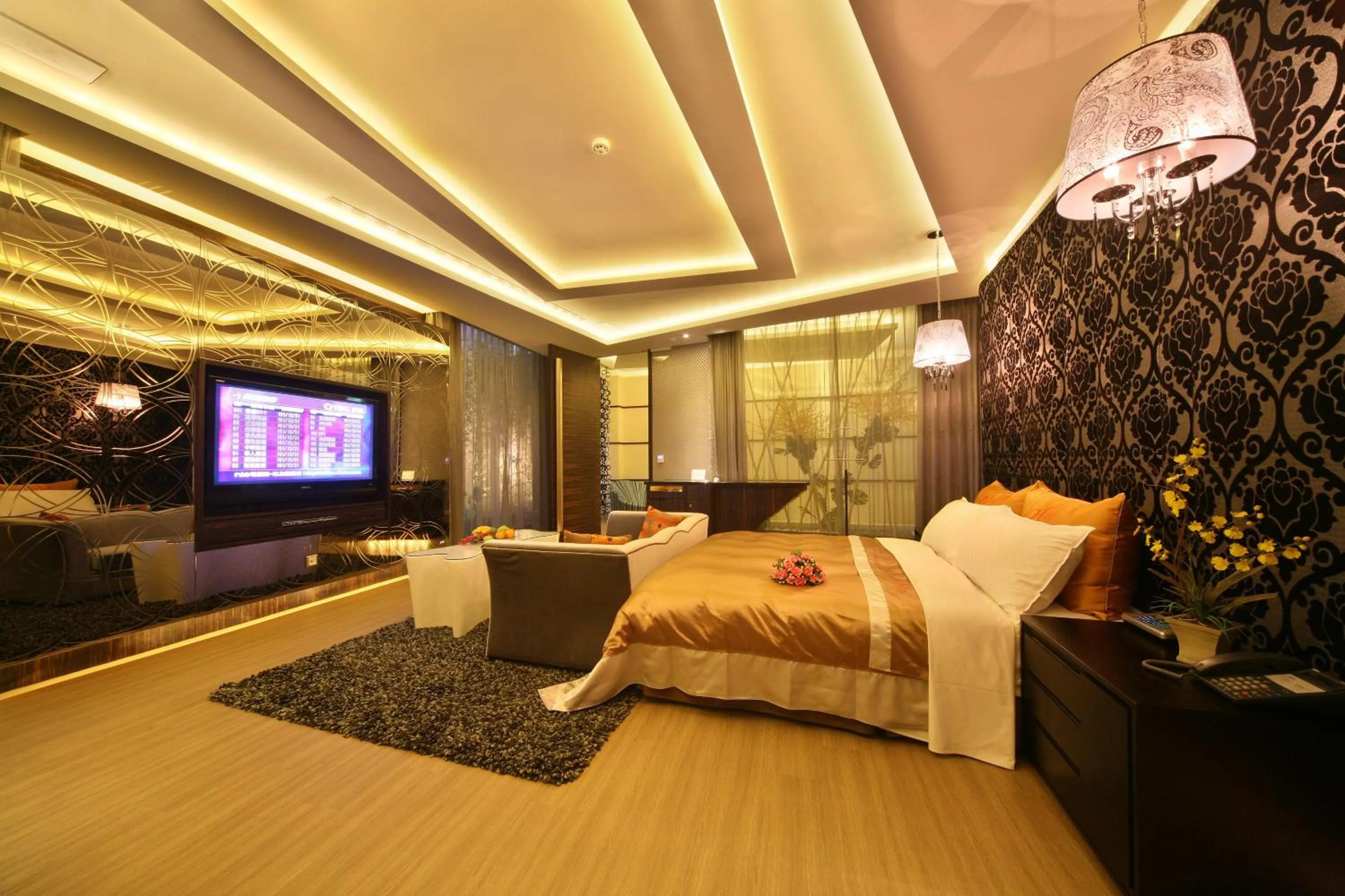 Bed in Han Guan Motel