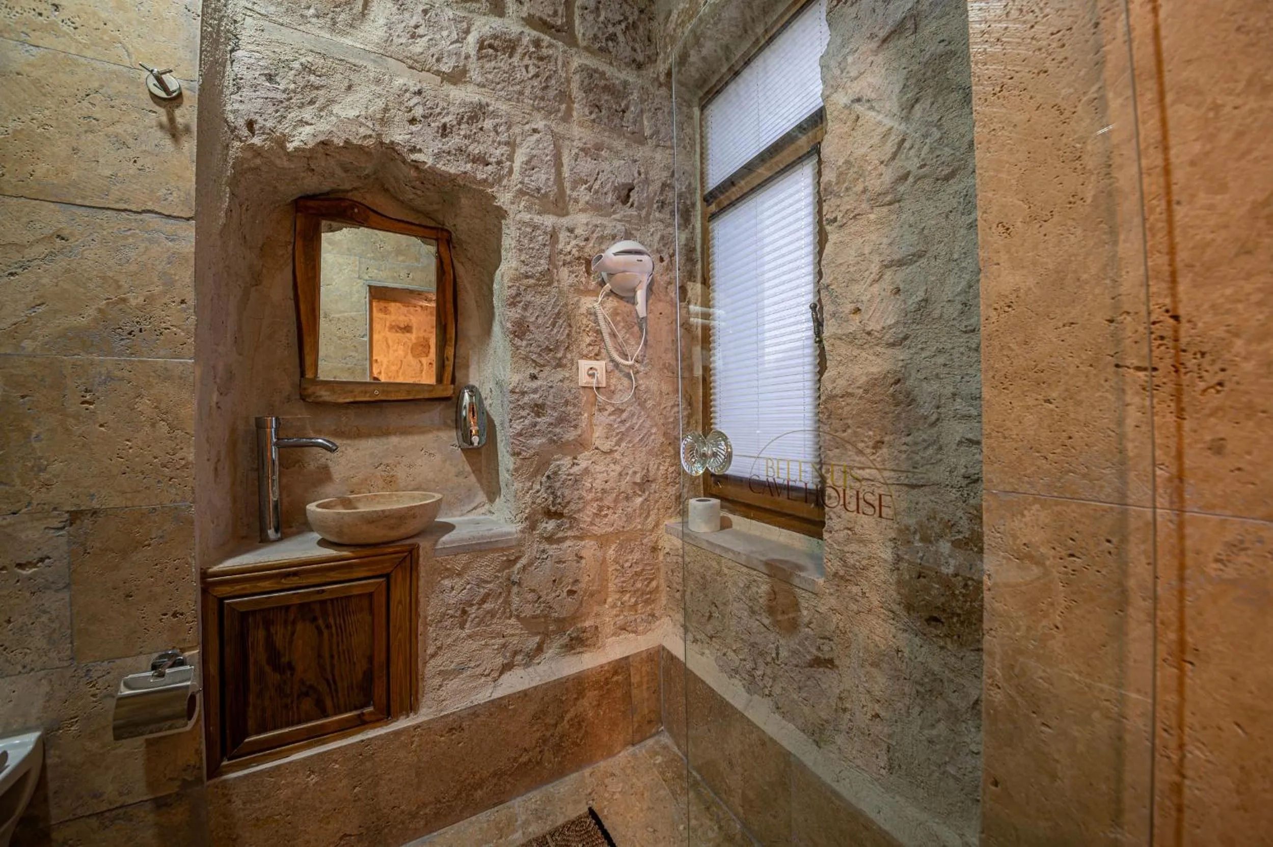 Bathroom in Belenus Cave House