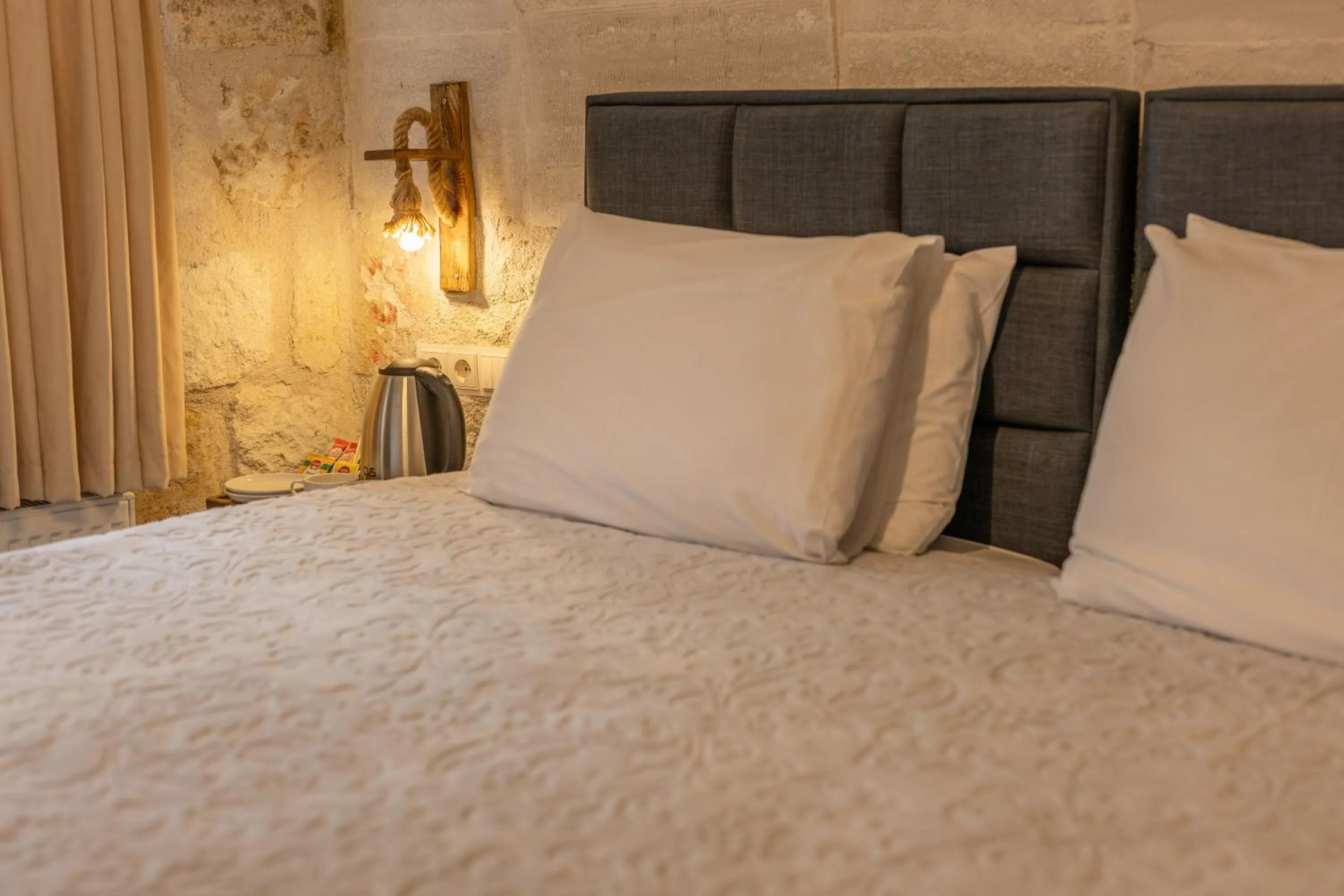 Bed in Belenus Cave House