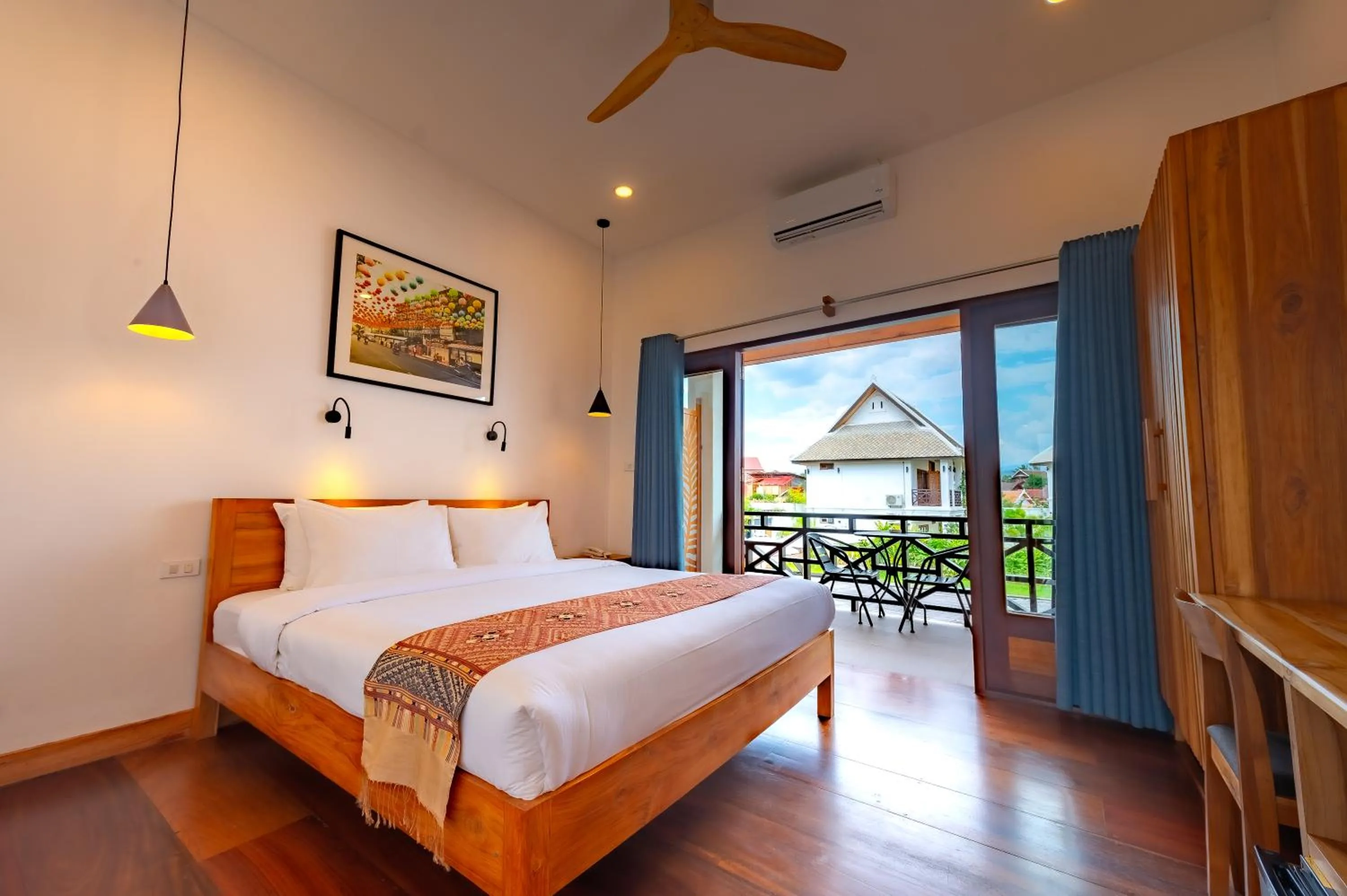 Bed in Madilao Hotel