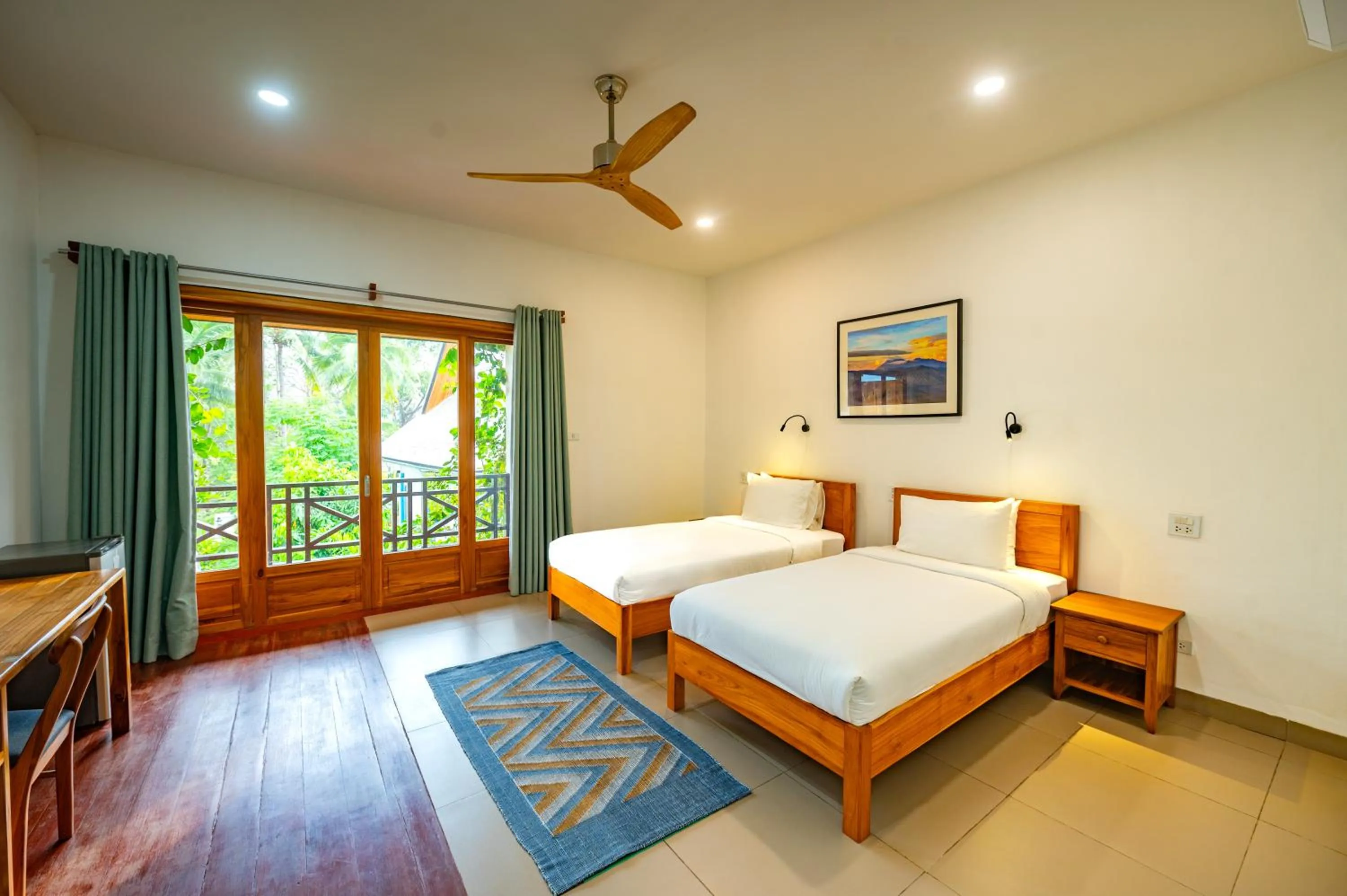 Bed in Madilao Hotel