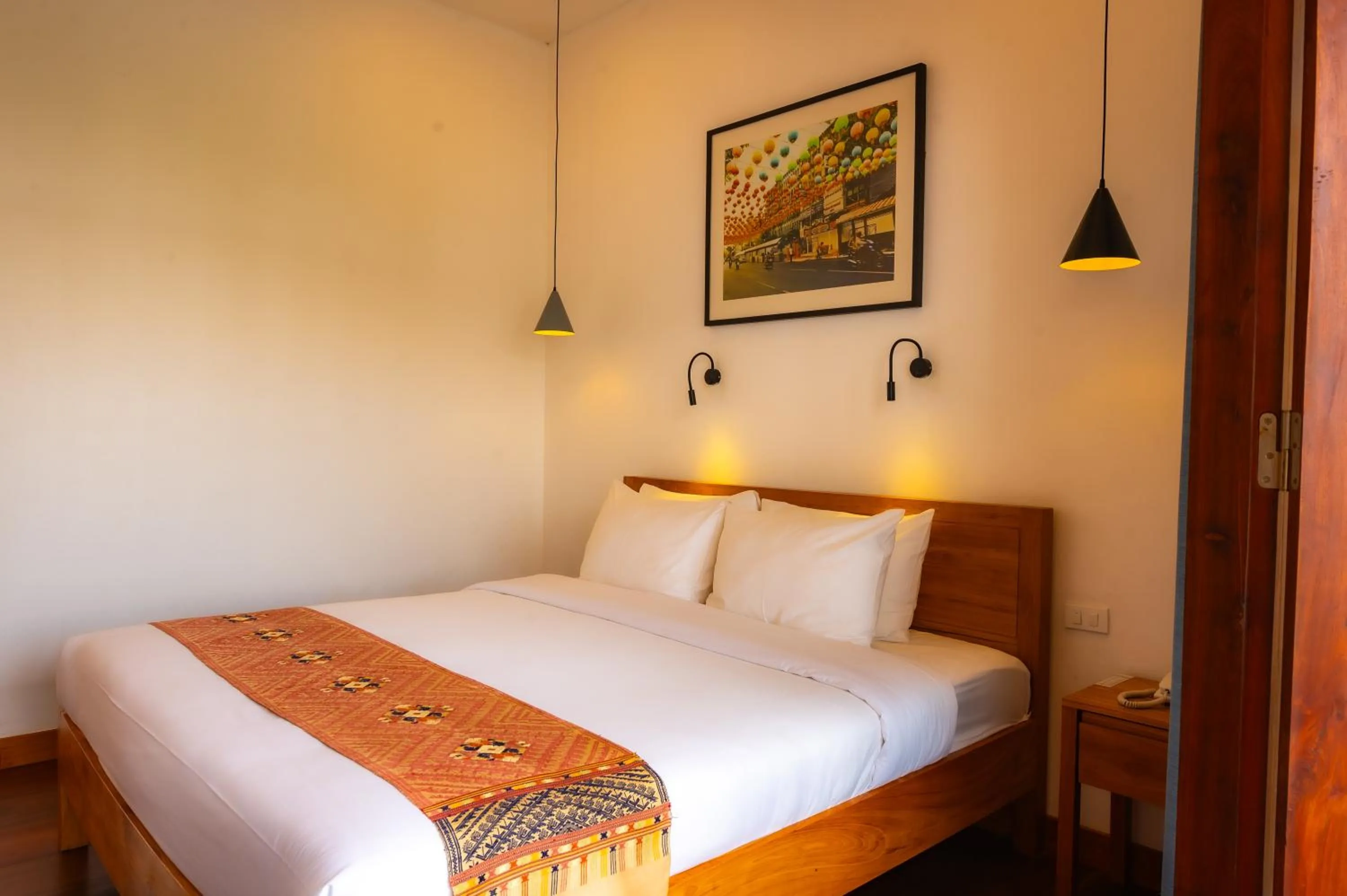 Bed in Madilao Hotel