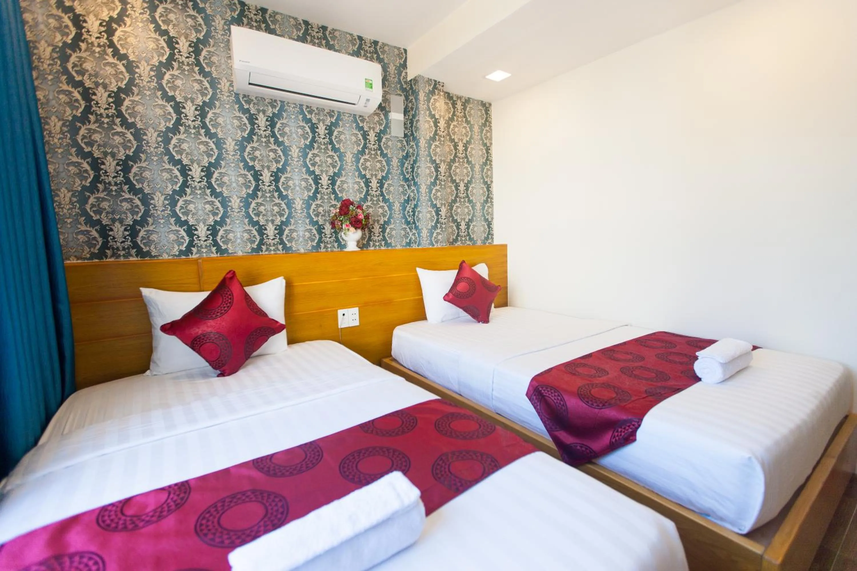 Bed in Ailen Garden 2 Hotel