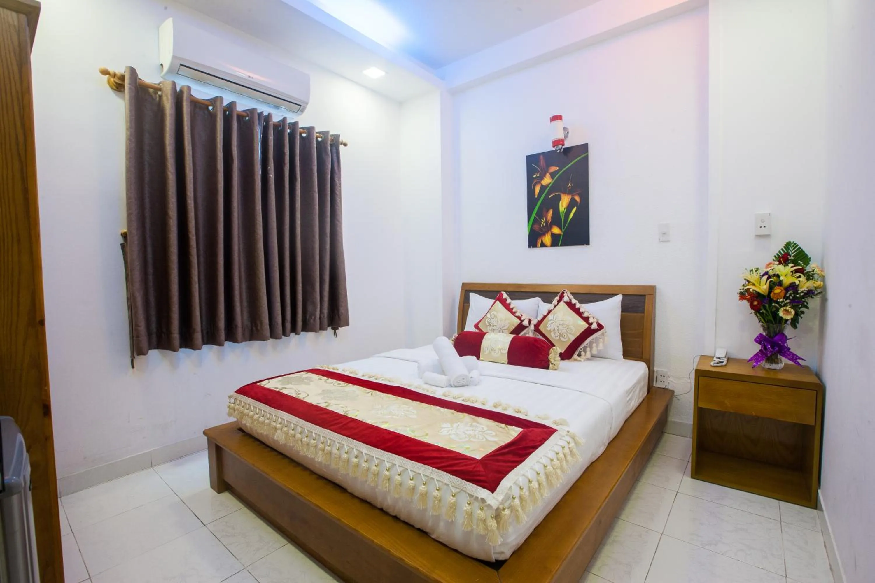 Bed in Ailen Garden 2 Hotel