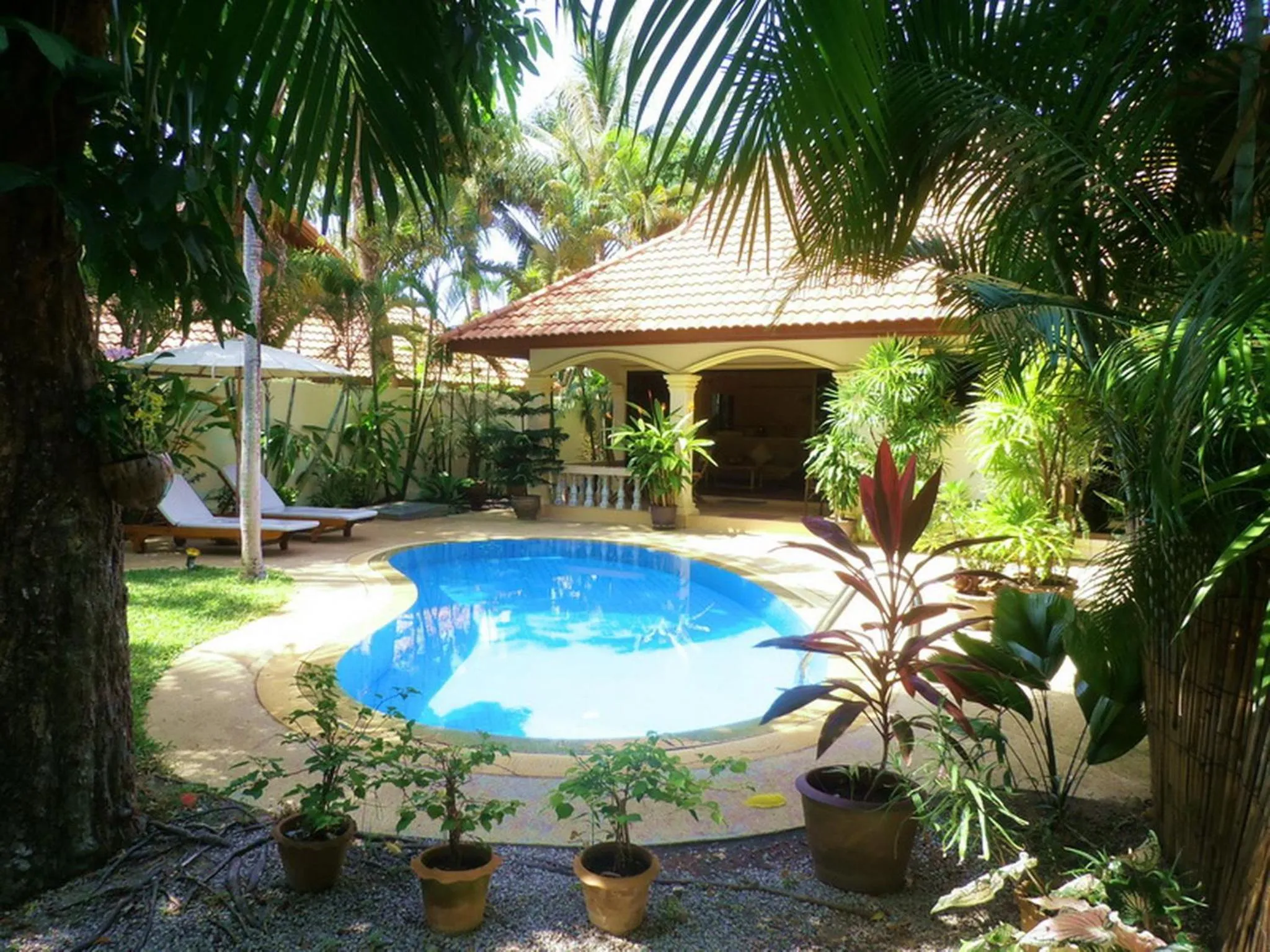 Garden in Coconut Paradise Holiday Villas