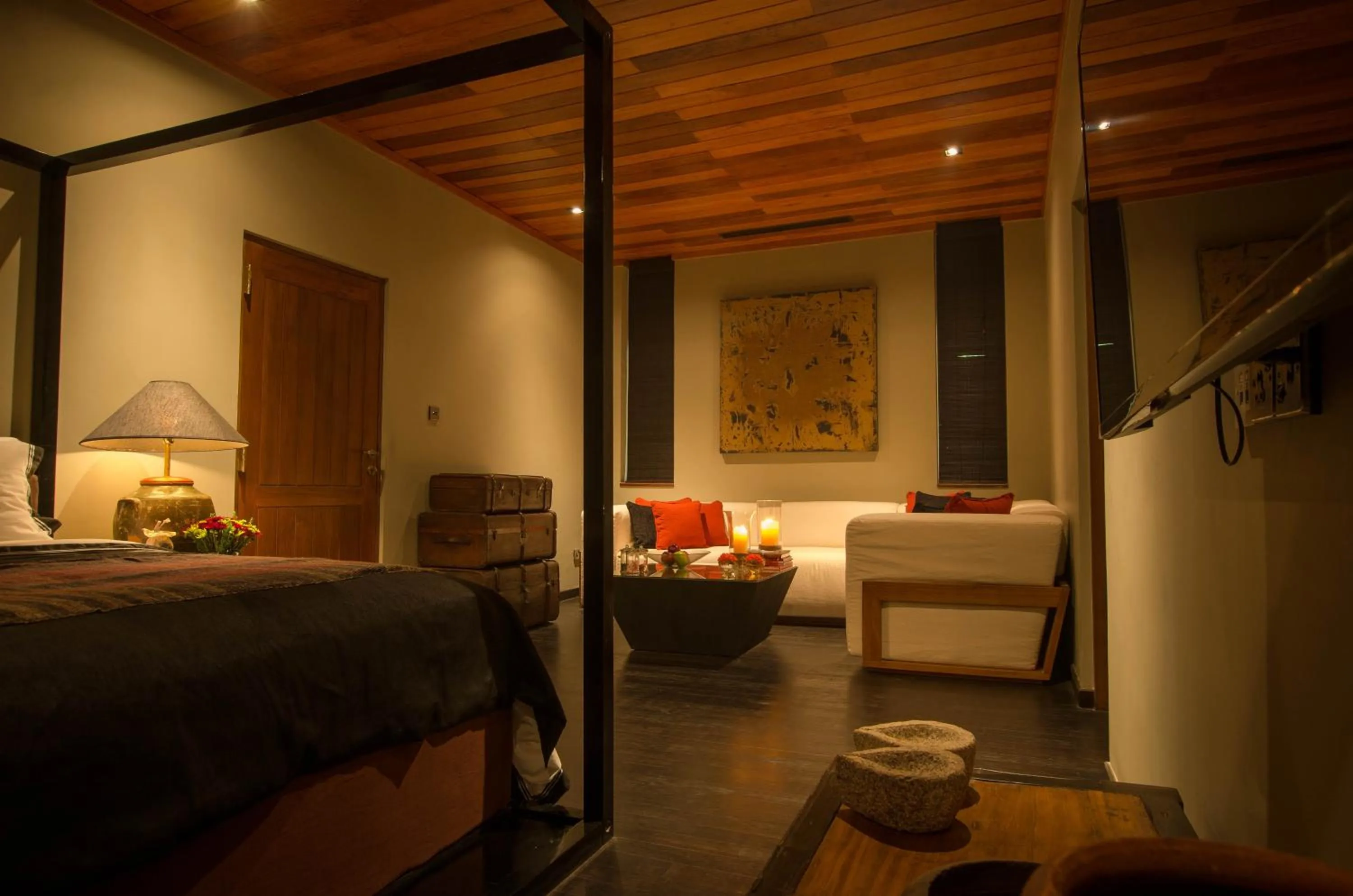 Bed in Stone House, Kandy