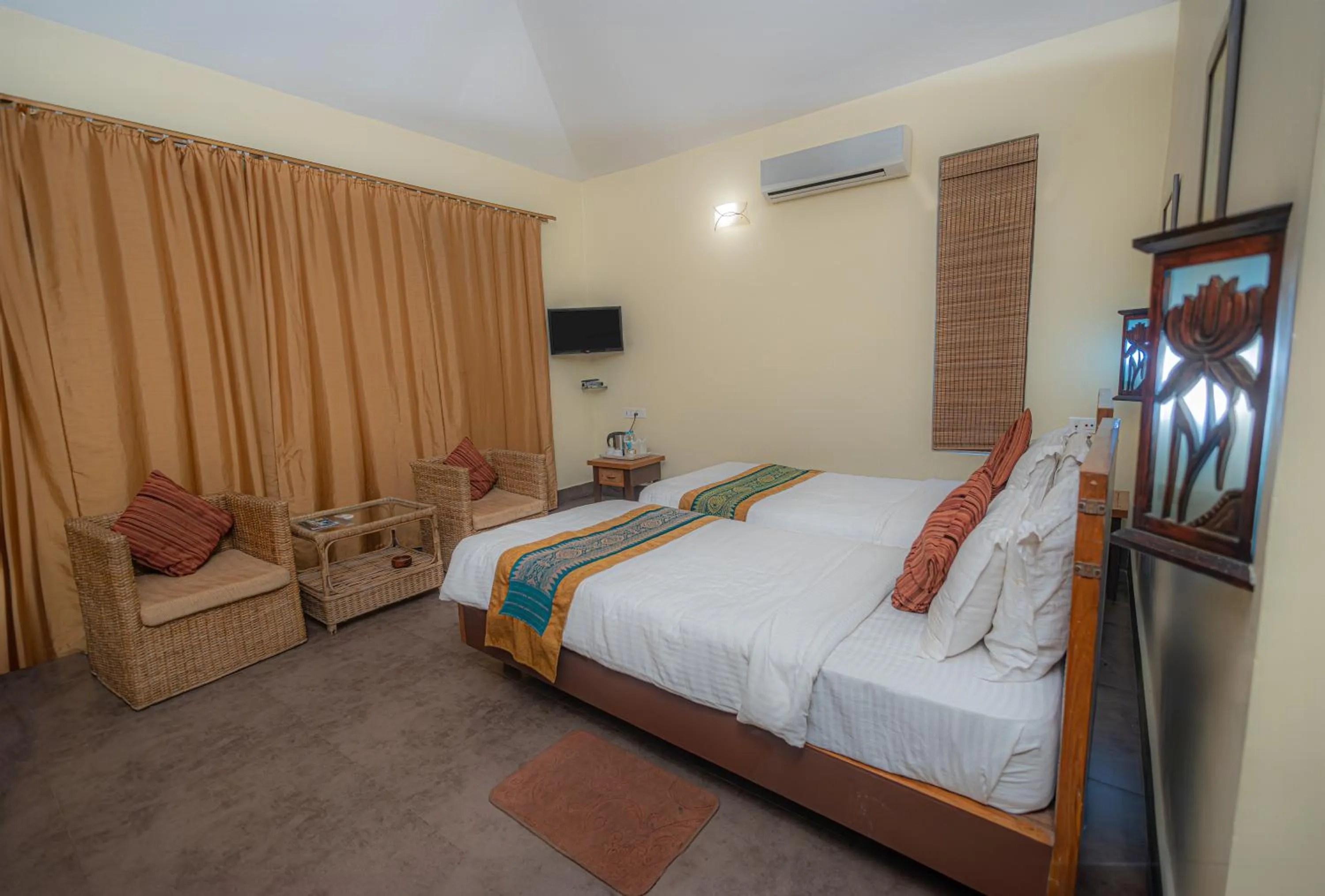 Bed in Musa Jungle Retreat