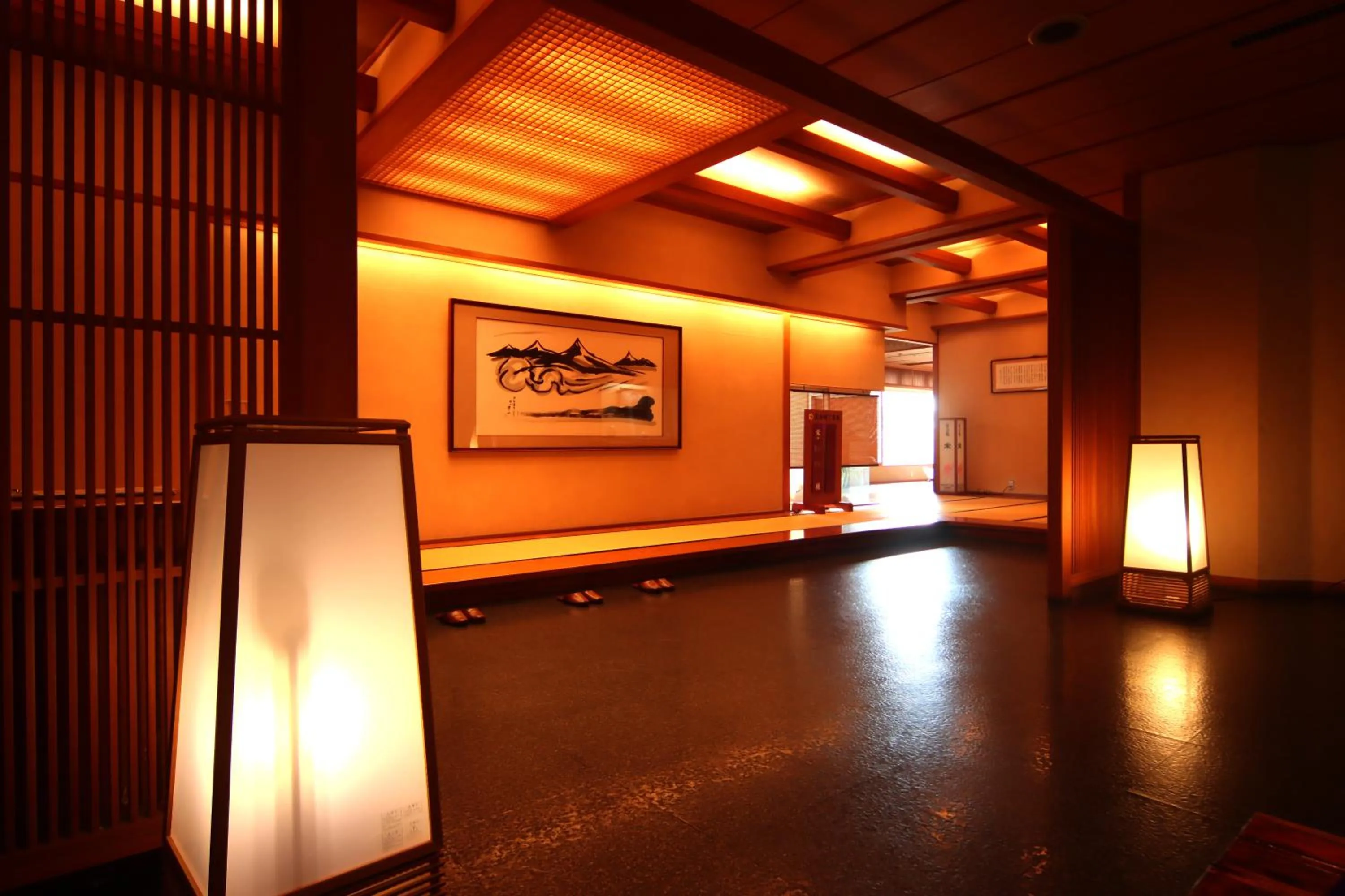 Lobby or reception in Nishiki-no-Yu Jimotoya