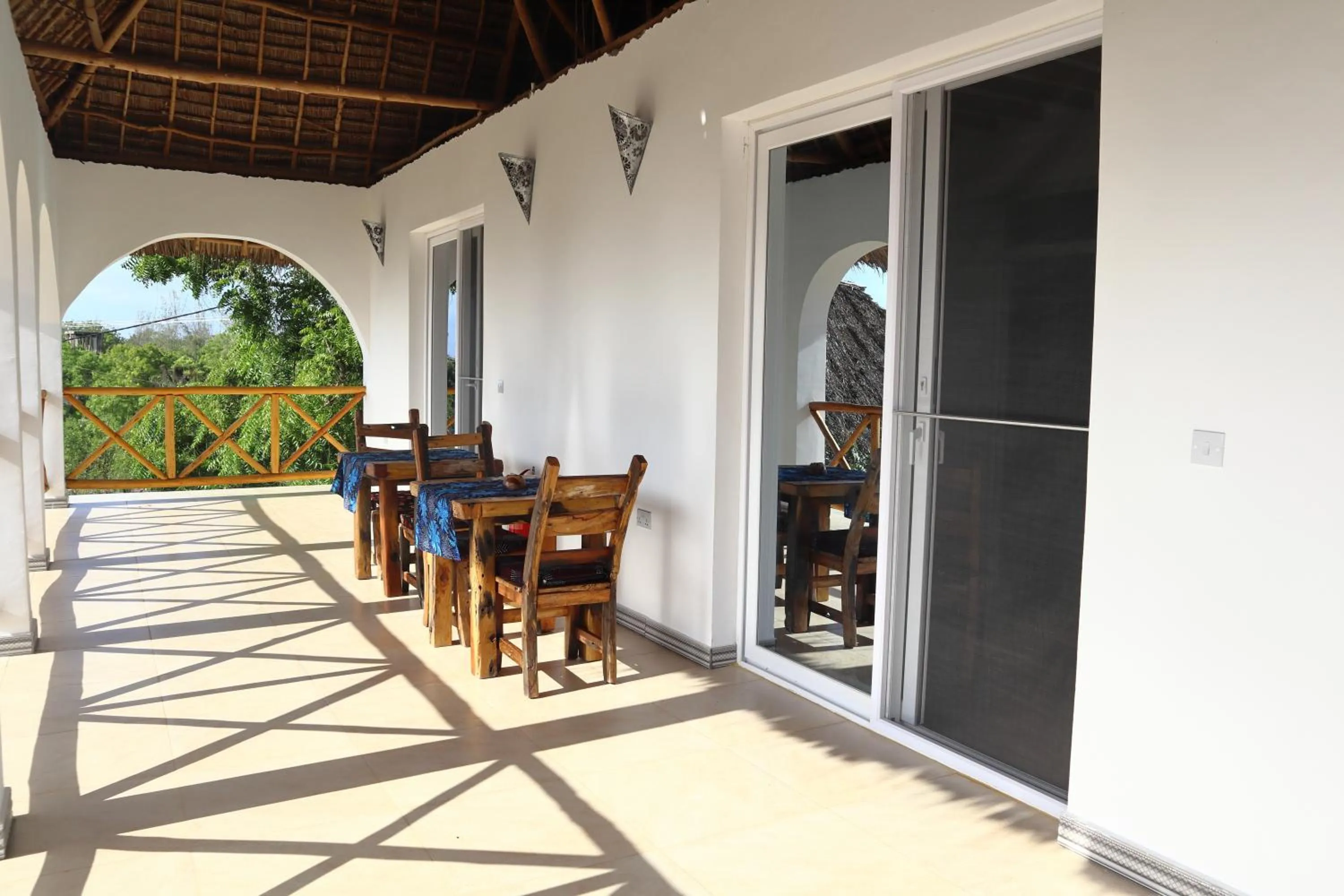 Balcony/Terrace in Holiday Time Bungalows Zanzibar