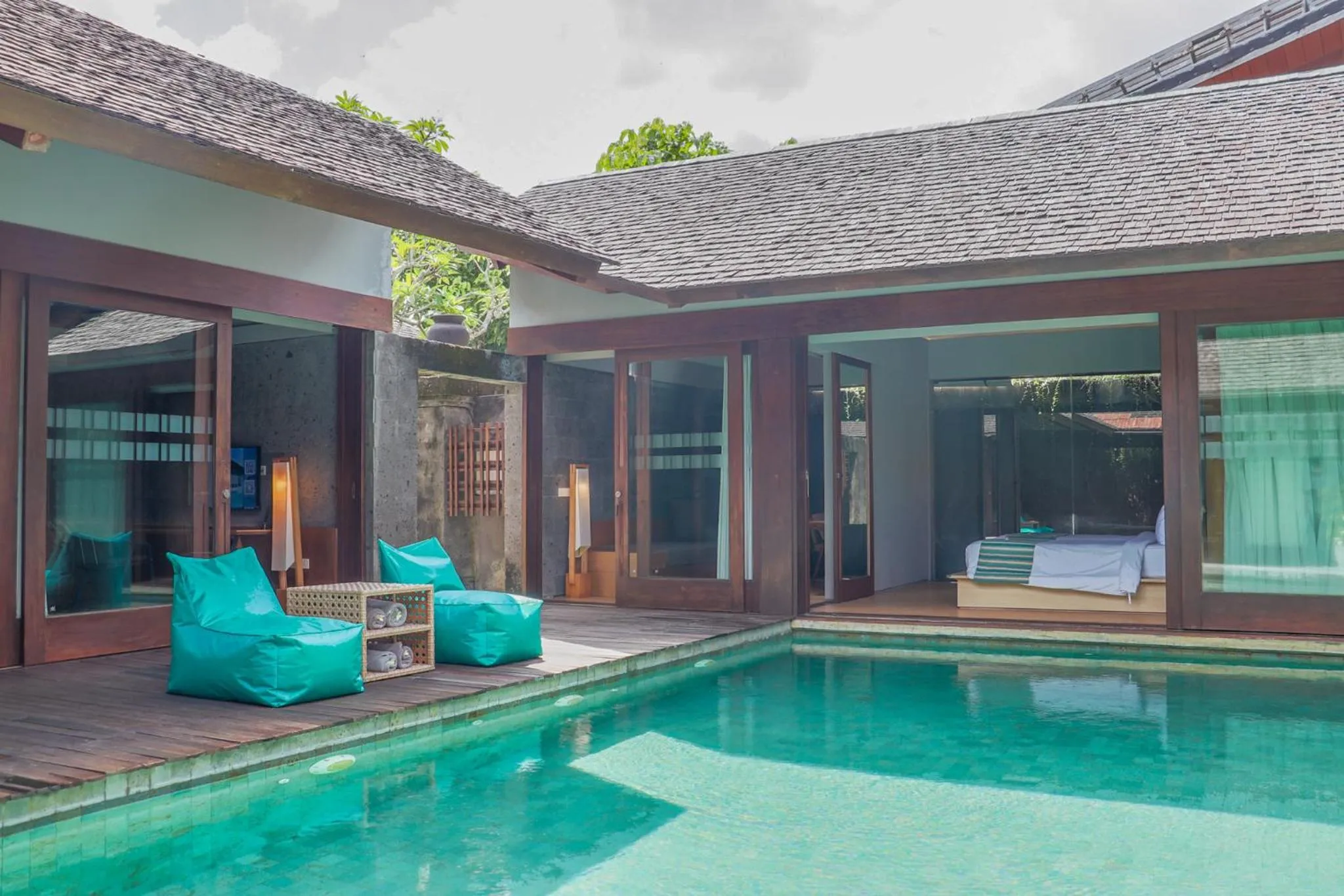 Pool view in The Santai by LifestyleRetreats